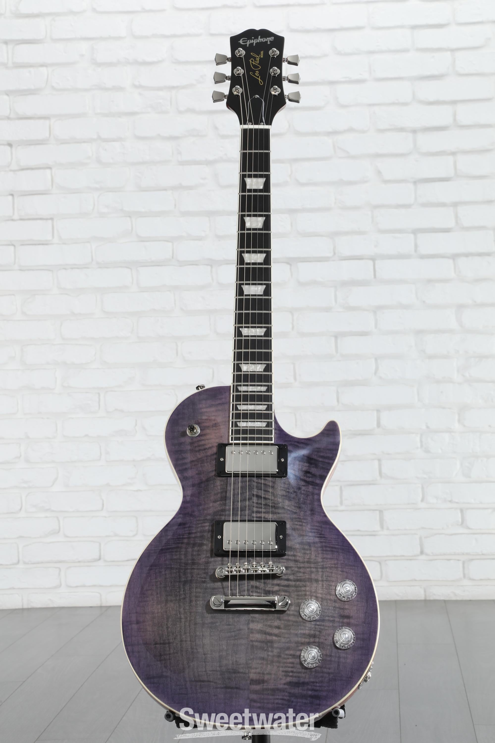 Epiphone Les Paul Modern Figured Electric Guitar - Purple Burst
