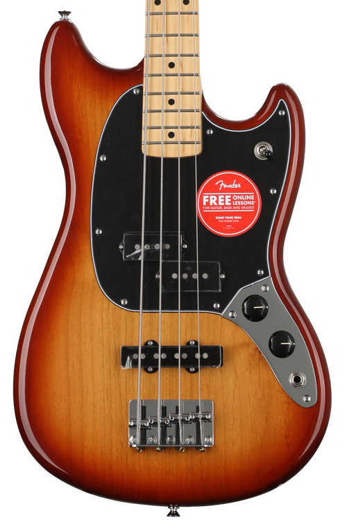 Fender Player Mustang Bass PJ - Sienna Sunburst | Sweetwater