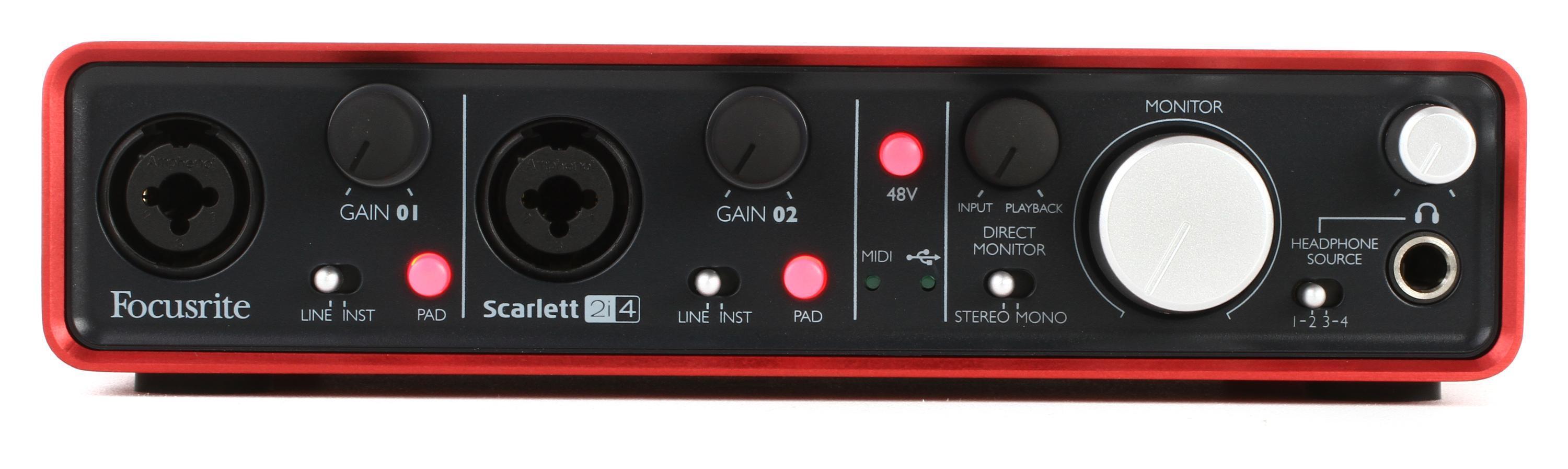 scarlett 2i4 USB Audio Interface - レコーディング/PA機器