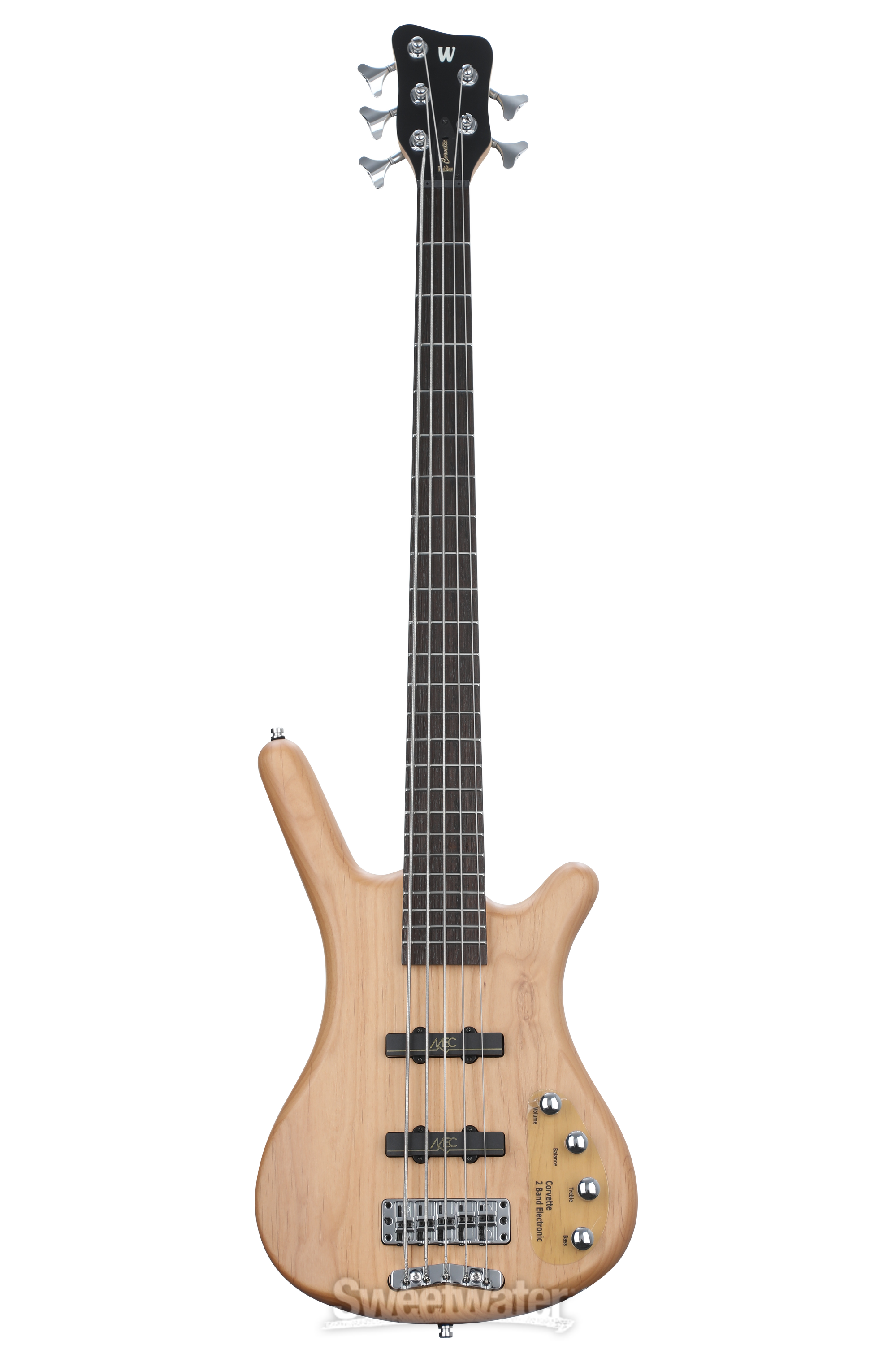 Warwick RockBass Corvette Basic 5-string Bass Guitar - Natural