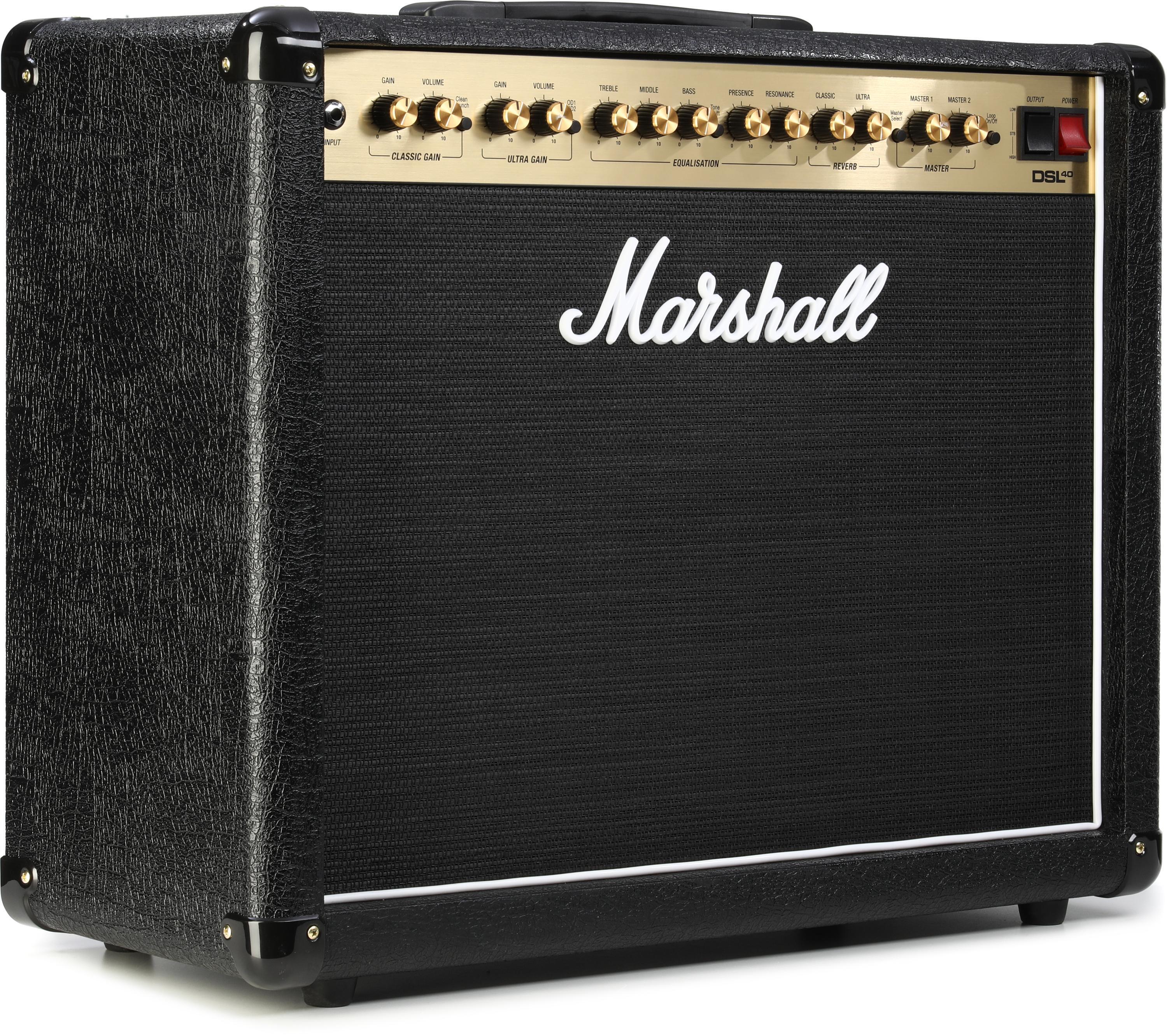 Marshall DSL40CR 40-watt 1 x 12-inch Combo Amplifier - Black Tolex
