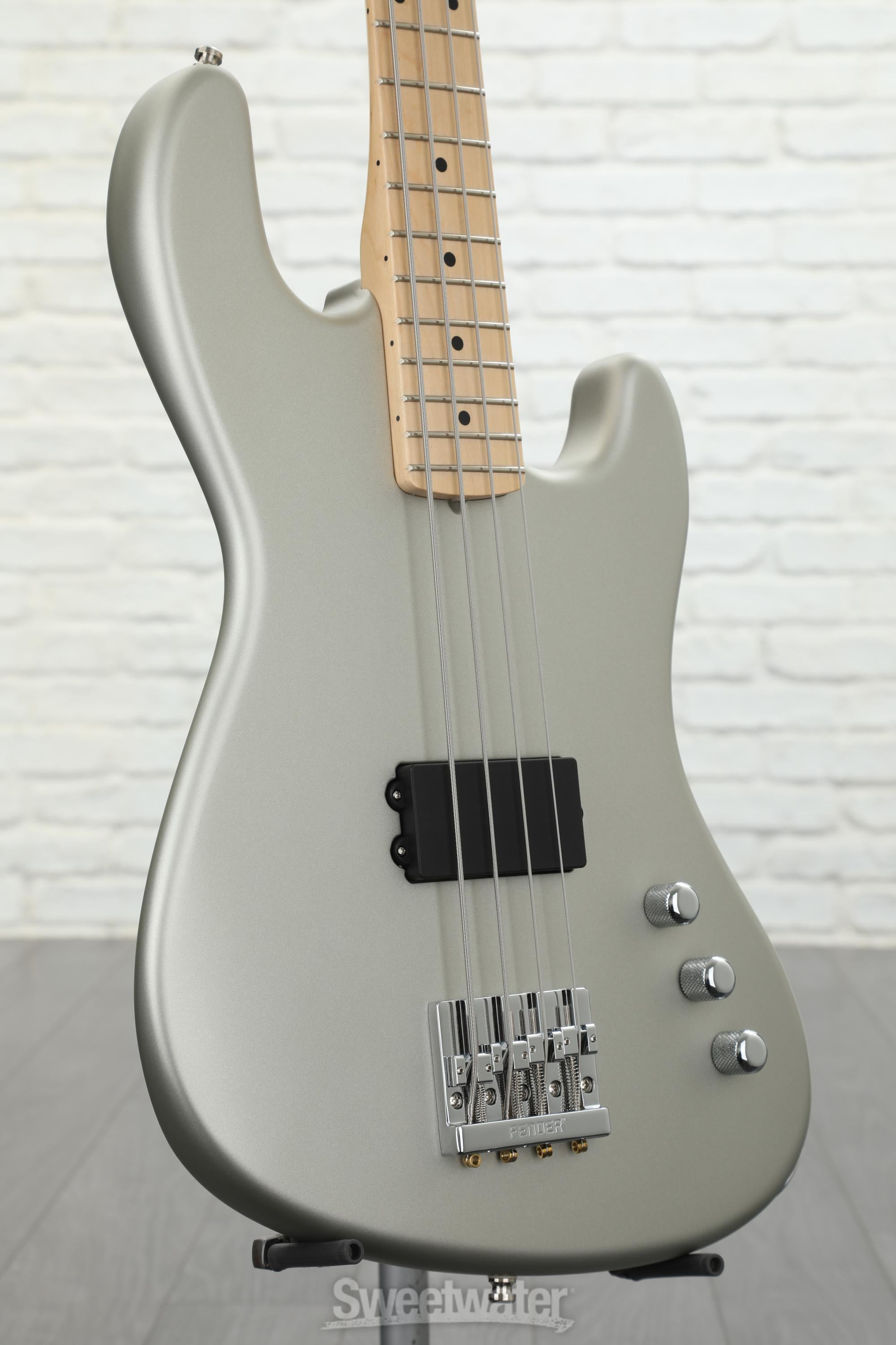 Fender Flea Signature Active Jazz Bass - Satin Inca Silver