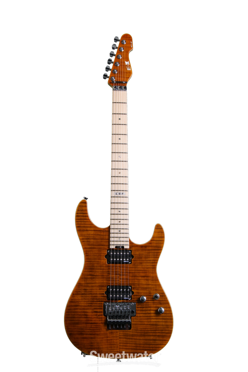ESP E-II ST-2 - Tiger Eye, Flamed Maple | Sweetwater ESP E-II ST-2 - Tiger Eye, Flamed Maple | Sweetwater