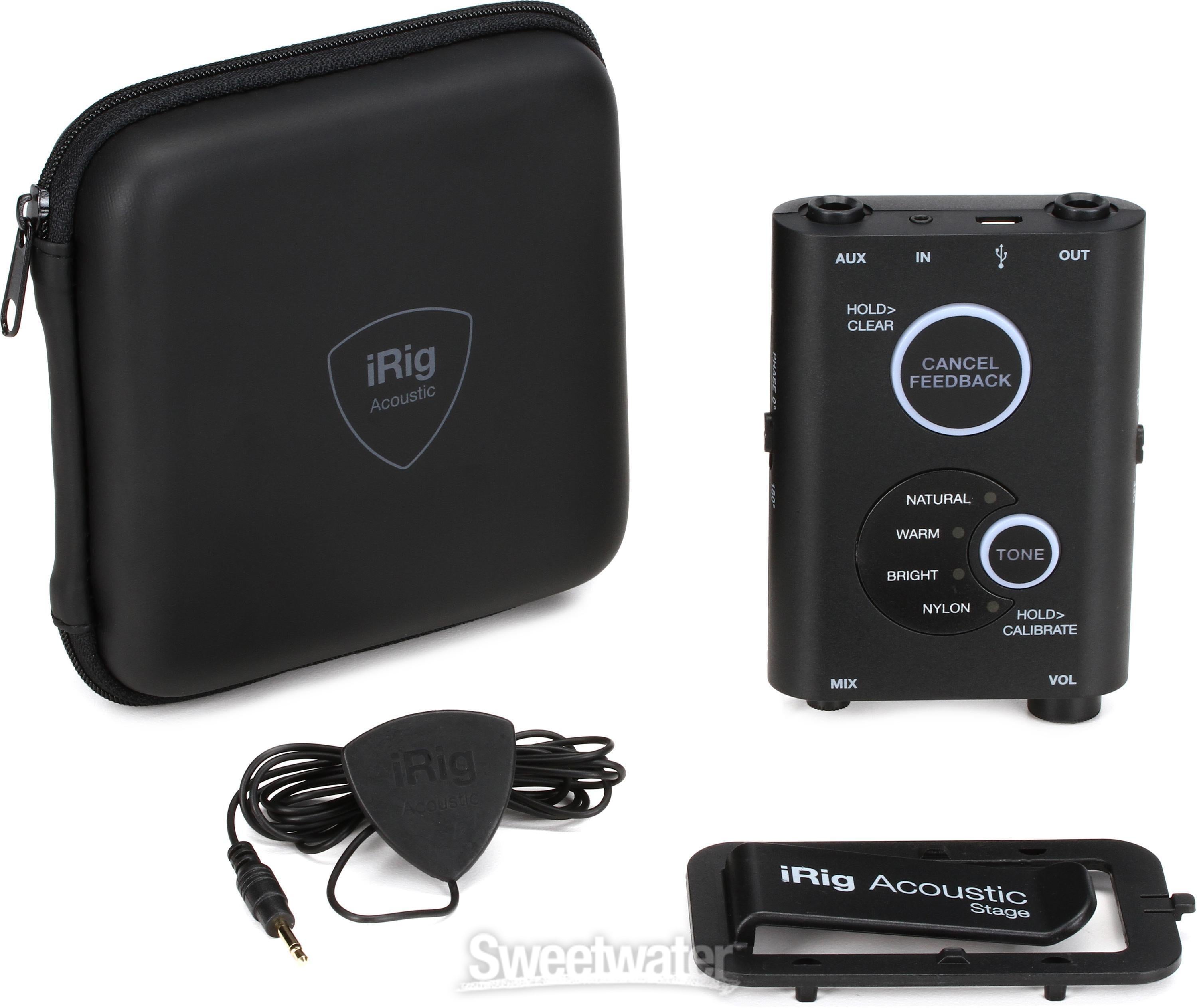 IK Multimedia iRig Acoustic Stage Microphone Pickup System ...