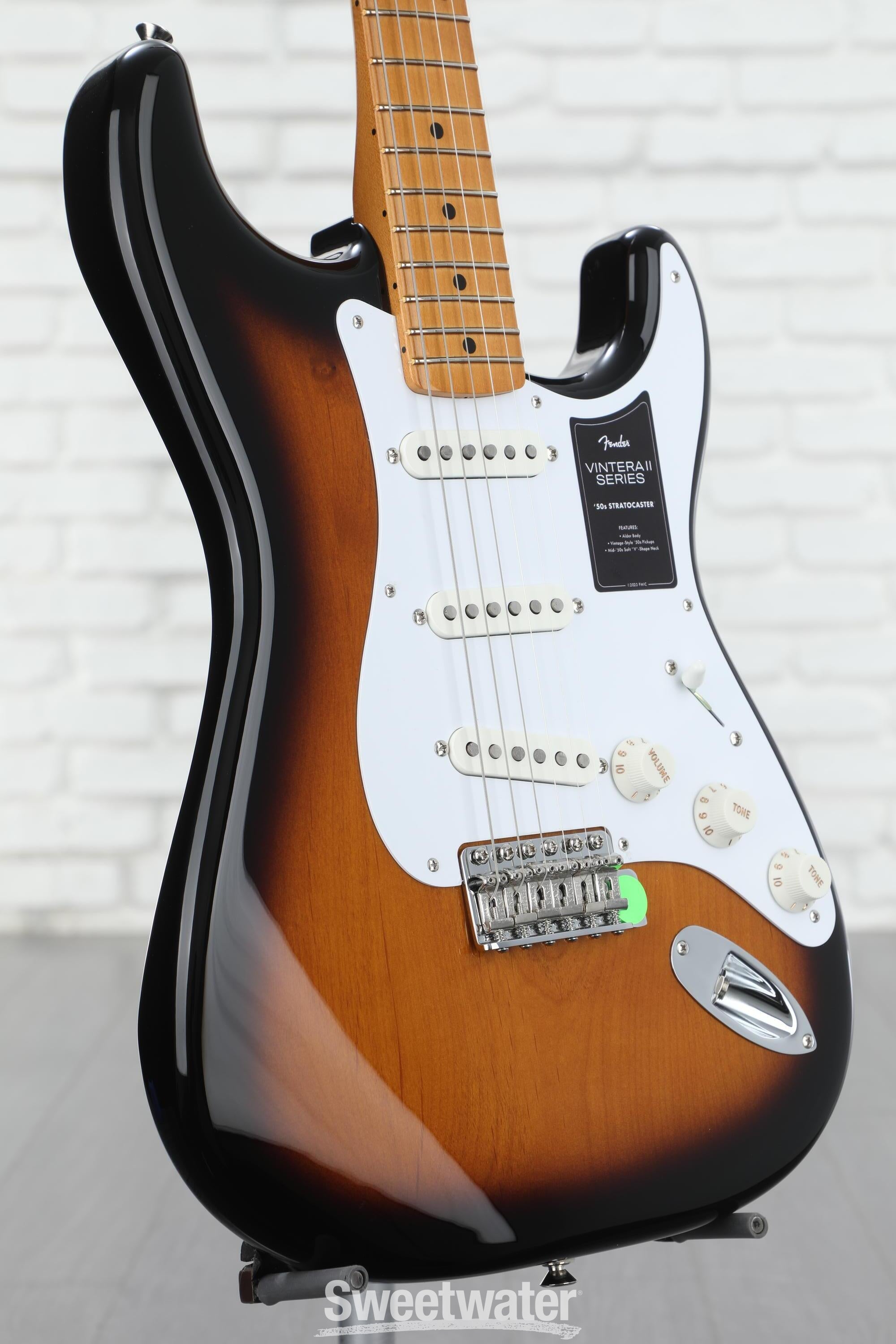 Fender Vintera II '50s Stratocaster Electric Guitar - 2-color Sunburst with Maple Fingerboard