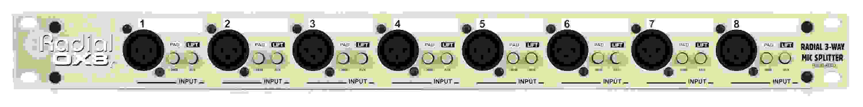 Radial OX8-r 8-channel Microphone Splitter