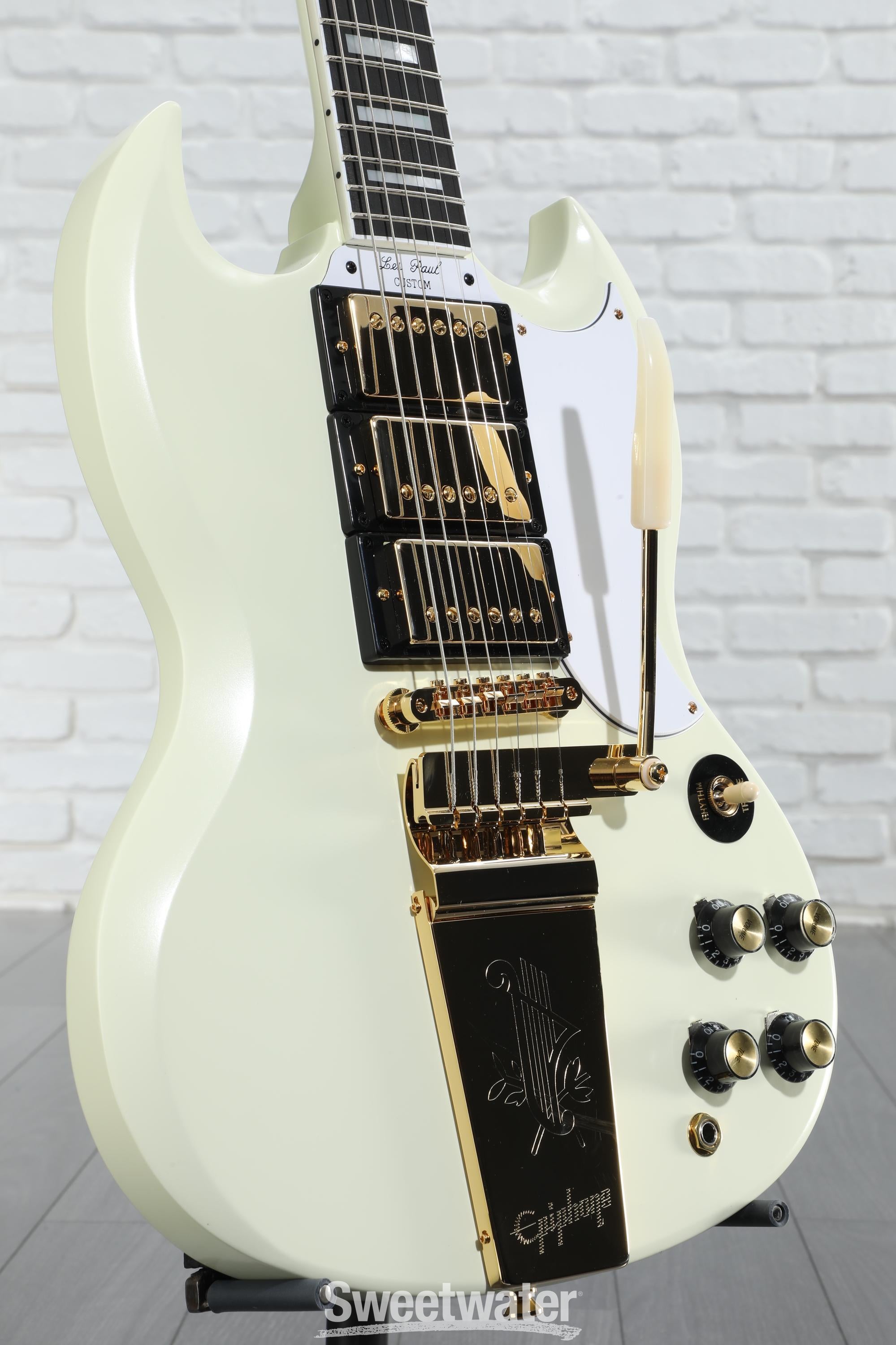 Epiphone 1963 SG Custom Electric Guitar - Classic White VOS