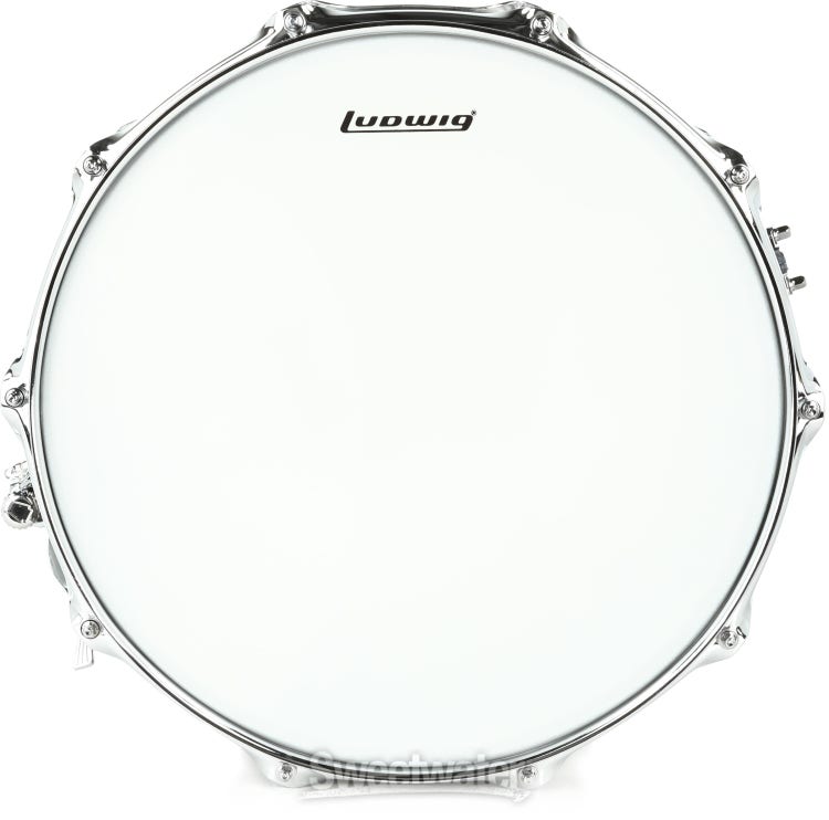 Ludwig Universal Black Brass Snare Drum - 8 x 14-inch - Polished