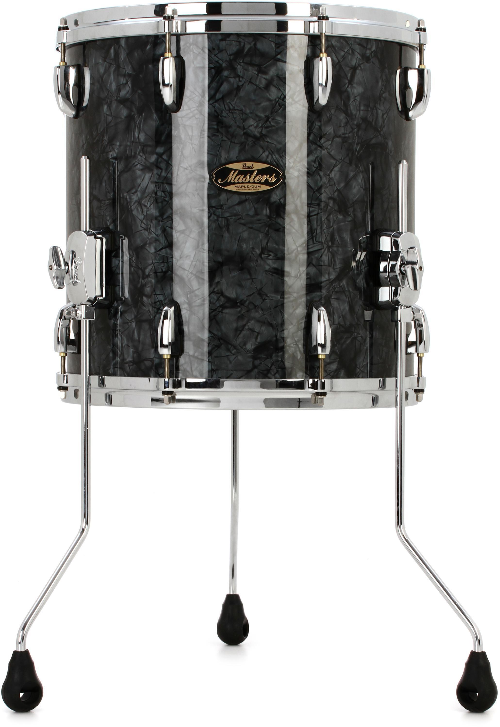 Pearl Masters PREMIUM MAPLE ブラック(ケース付き) Pearl Masters Maple 4-piece Shell Pack - Piano Black