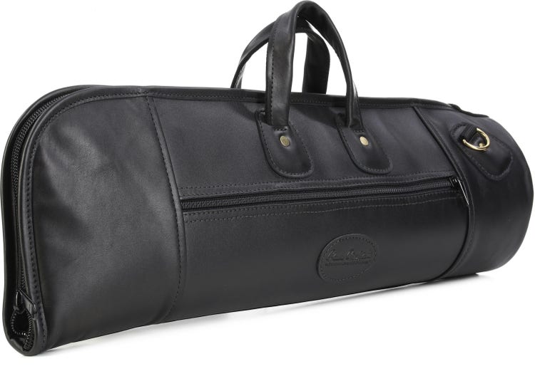 Glenn Cronkhite Bags Trumpet Gig Bag Smooth Black Leather