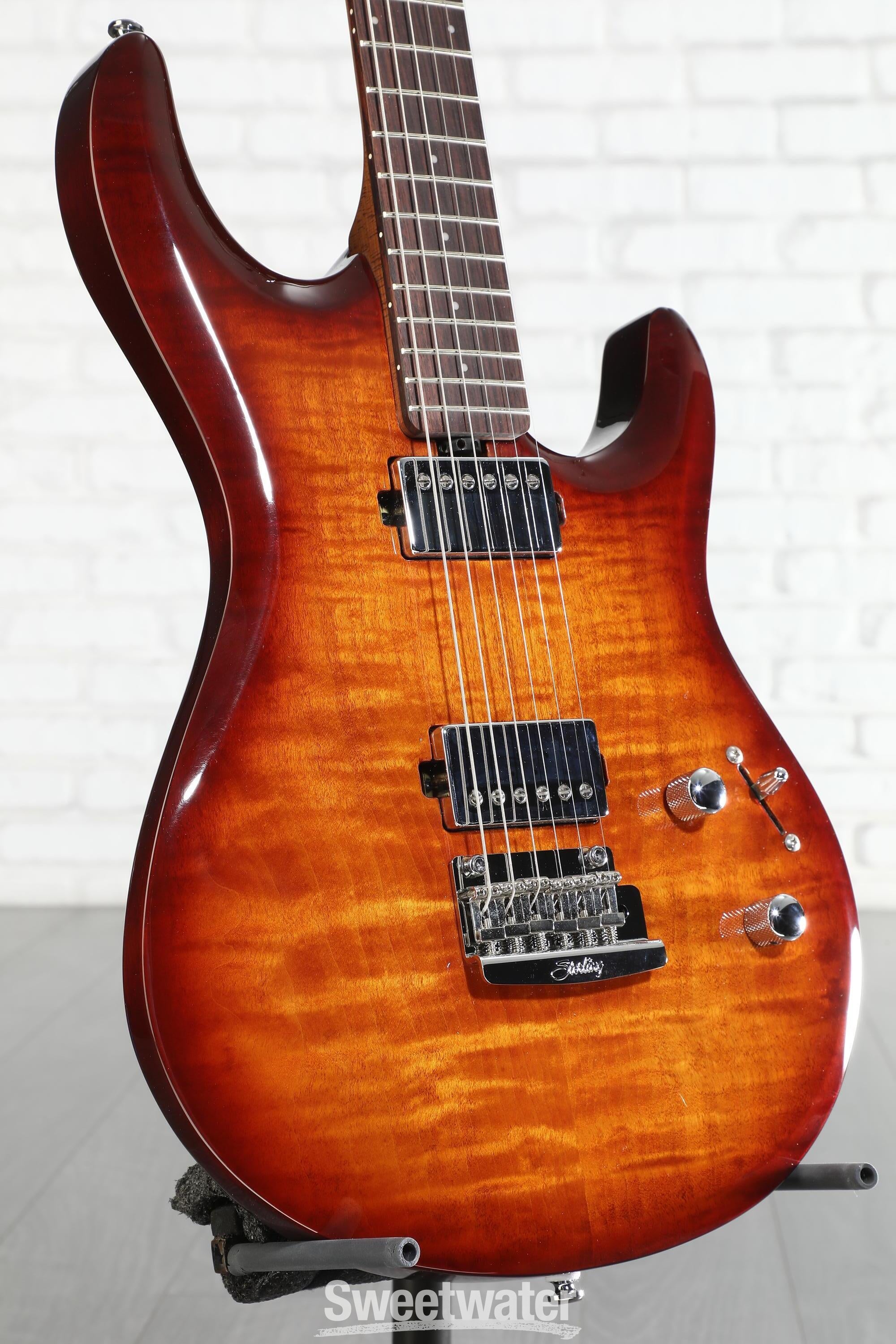 Photo of Sterling By Music Man Steve Lukather LK100 Electric Guitar - Hazel Burst