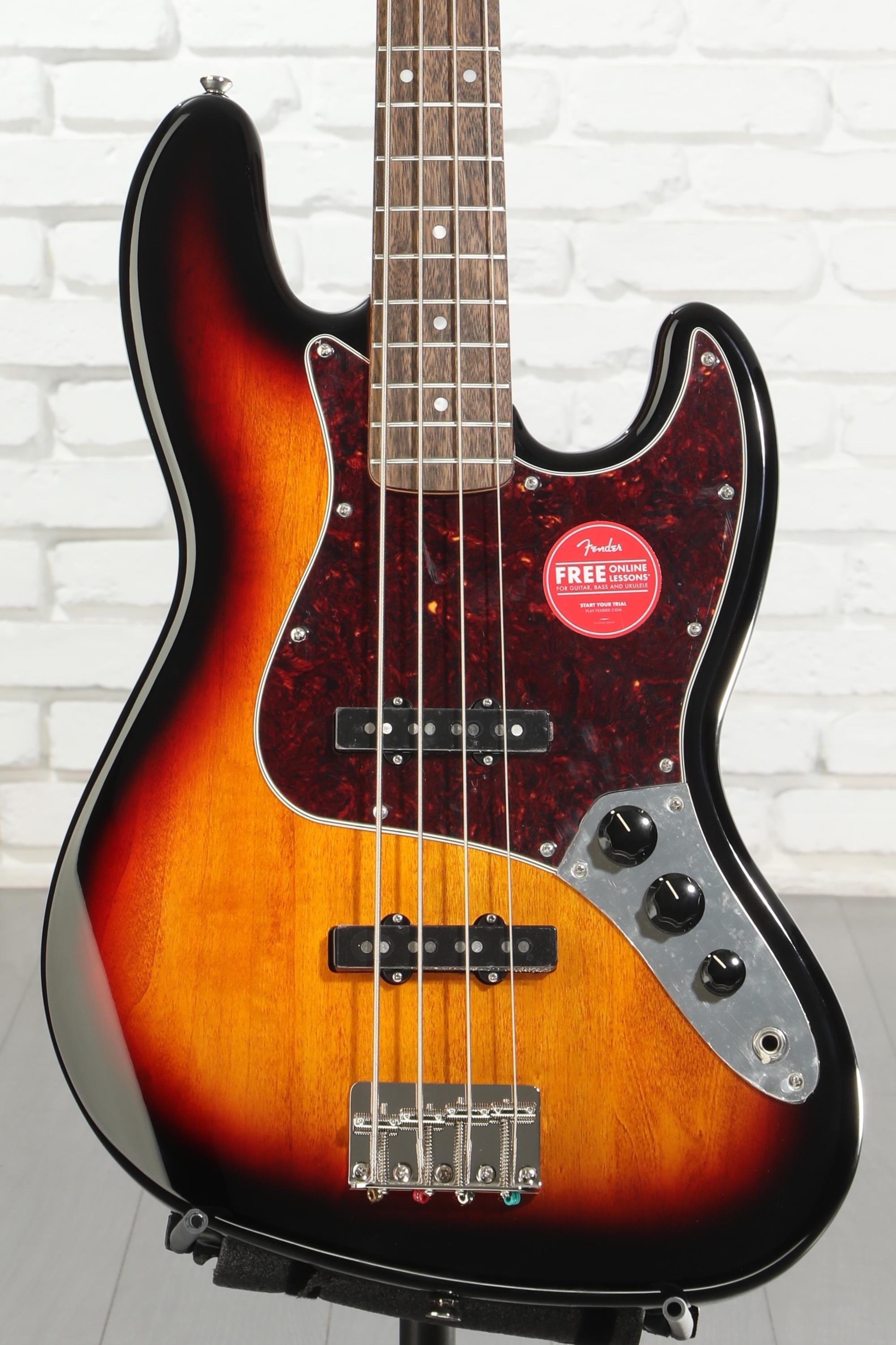 Squier Classic Vibe '60s Jazz Bass - 3-Tone Sunburst | Sweetwater
