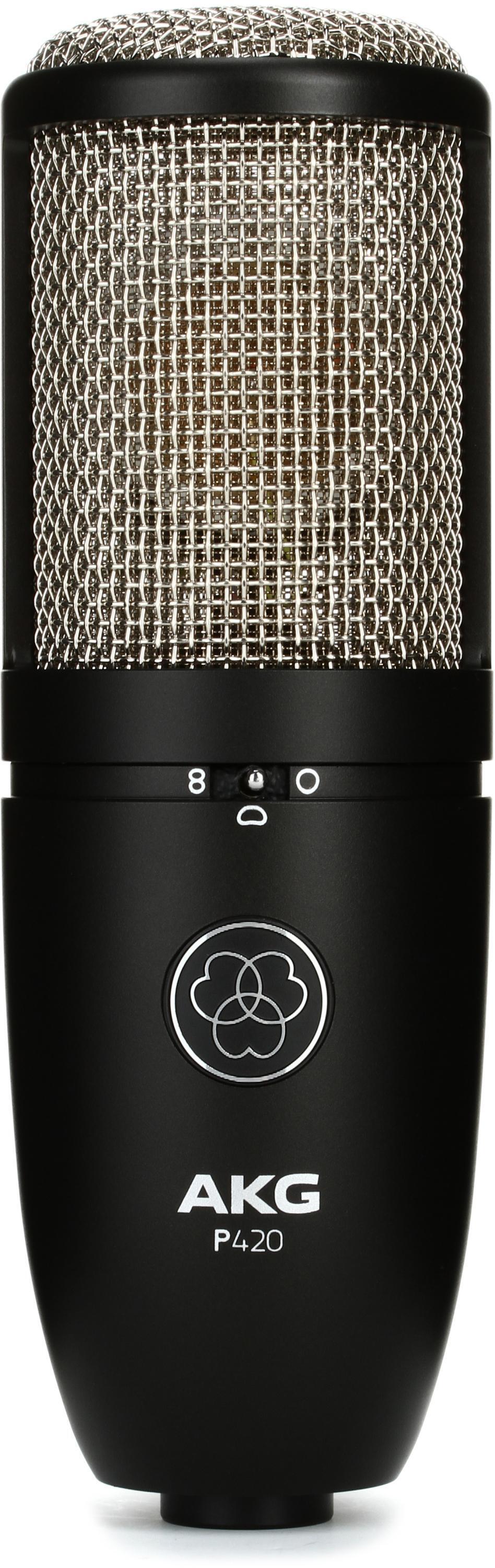Audio-Technica AT2020 Cardioid Medium-diaphragm Condenser Microphone and  AutoTune Essentials Bundle