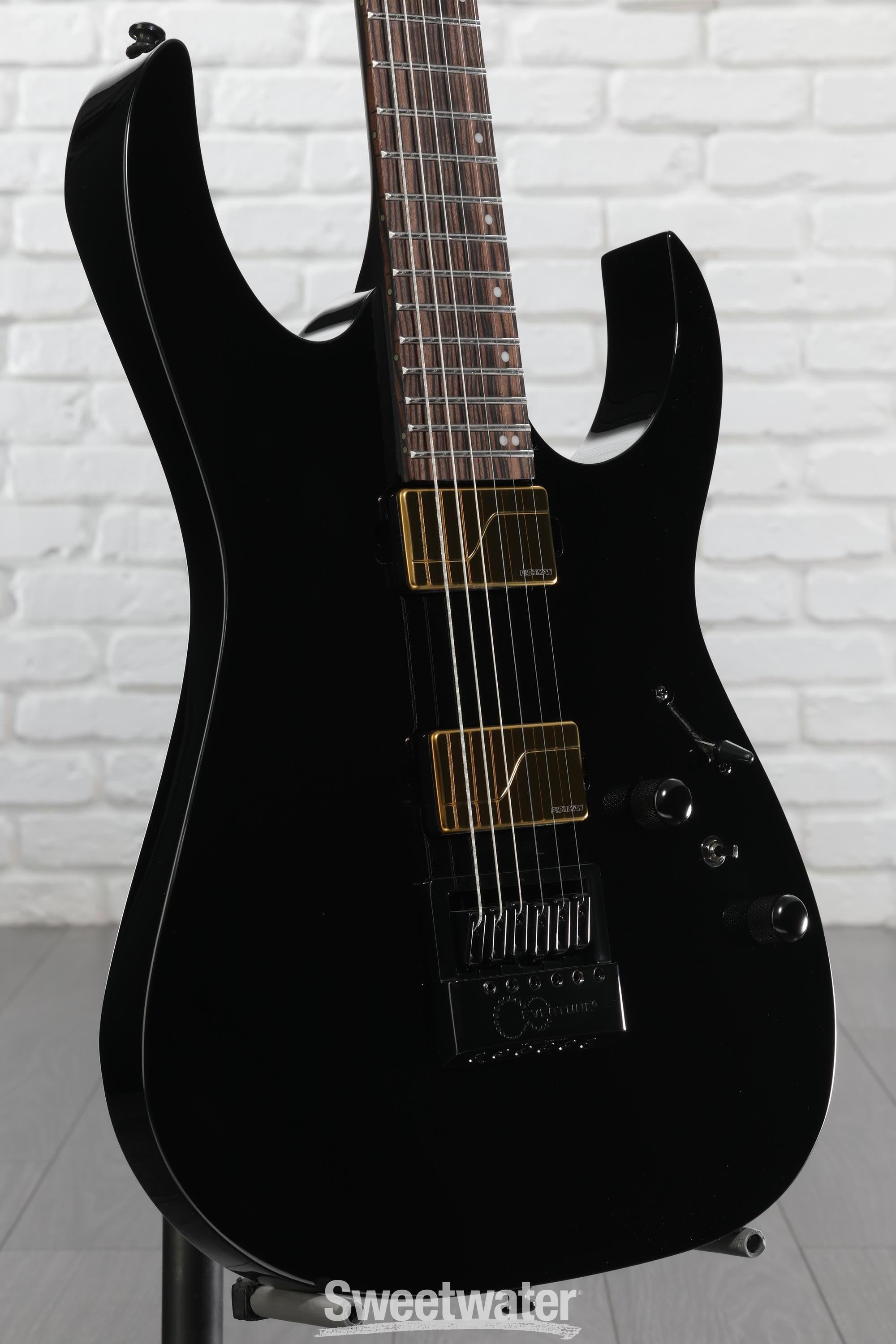 Ibanez Universe ブラックエレキギター Ibanez RGR52ET-BK Axe Design Black / Gold – Mountain Music