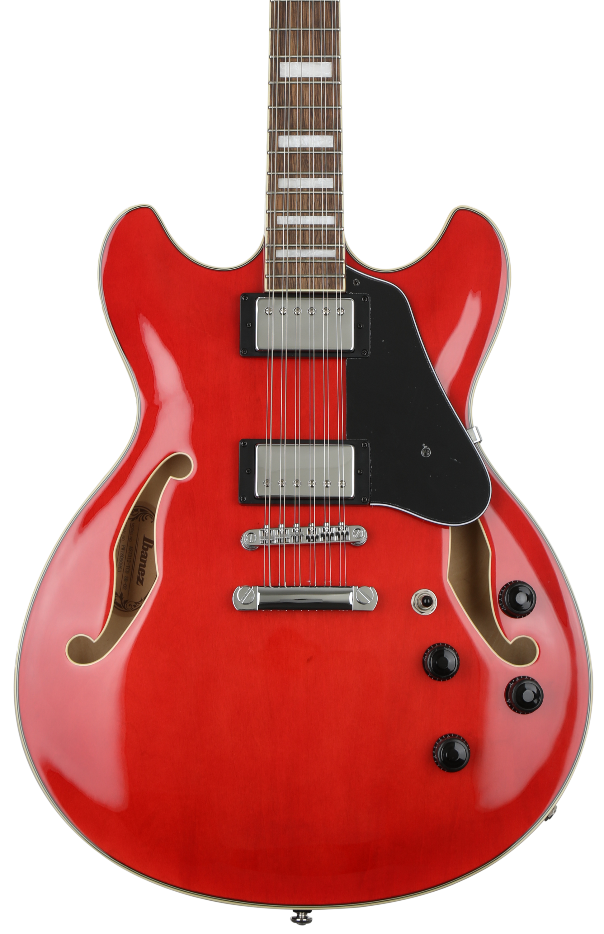 Ibanez Artcore AS7312 Semi-hollow Electric Guitar - Transparent