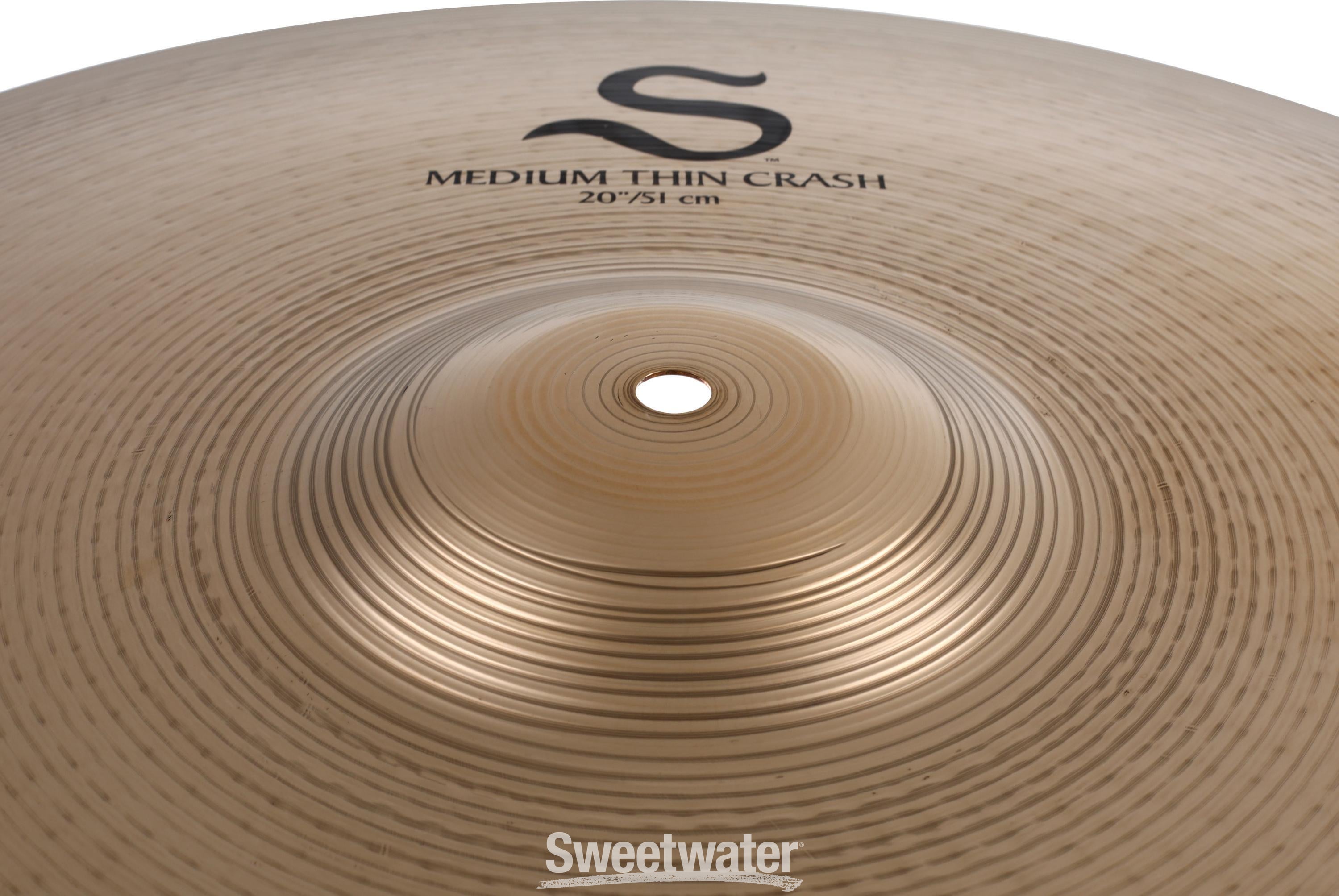 Zildjian 20 inch S Series Medium Thin Crash Cymbal | Sweetwater