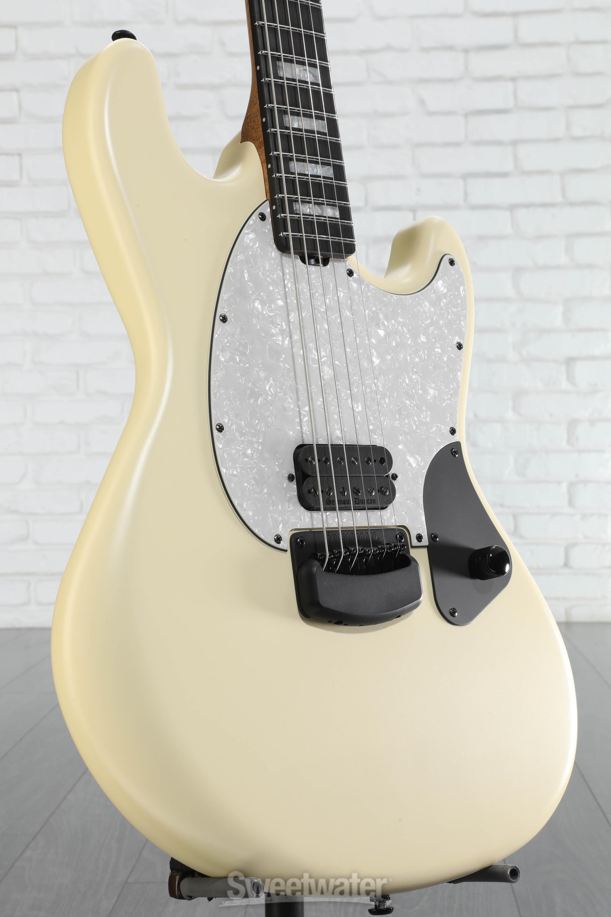 Ernie Ball Music Man Limited-edition Signature Fluff StingRay Electric Guitar - Iron Swan, Sweetwater Exclusive