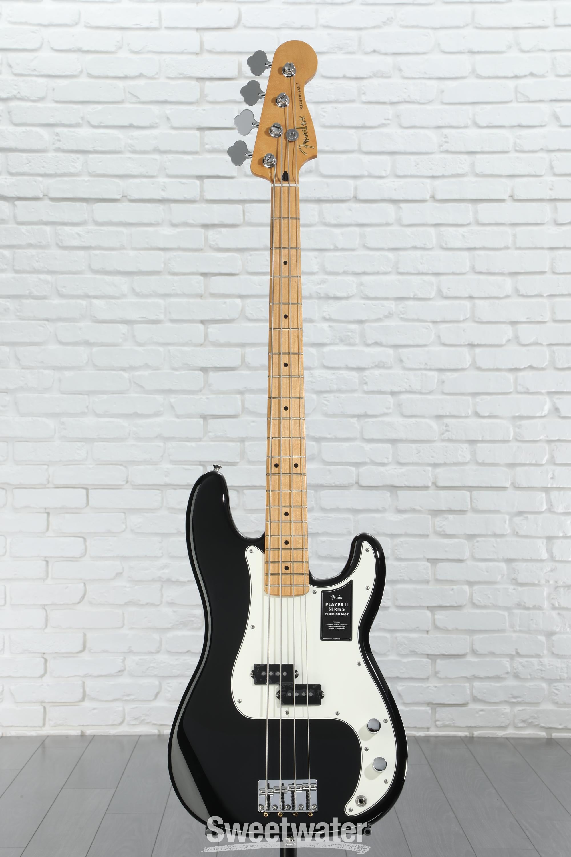 本日限定価格Fender Player Ⅱ Precision Bass BLK Fender Player II Precision Bass - Black | Sweetwater