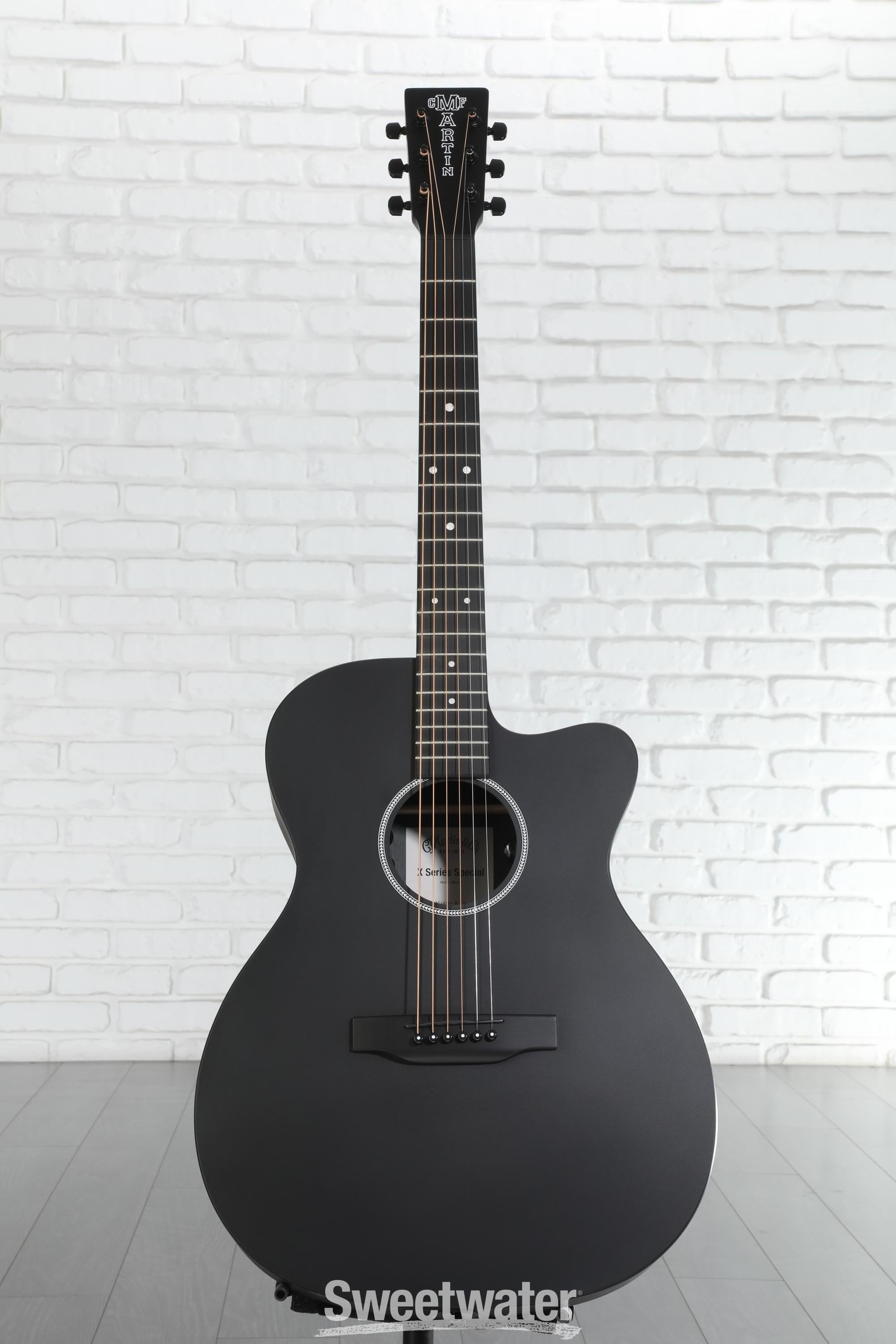 Martin Sweetwater Select OMCX1E Acoustic-electric Guitar - Black