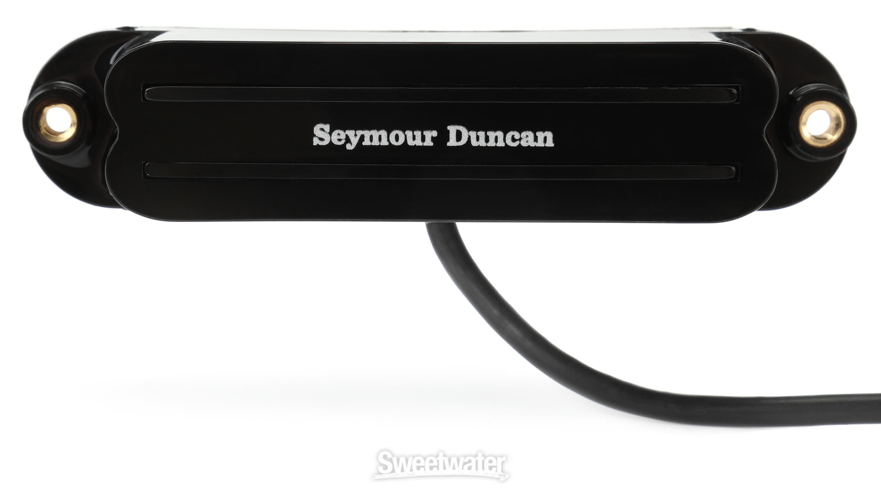 Seymour Duncan SCR-1n Cool Rails Neck Strat Single Coil Sized Humbucker  Pickup - Black