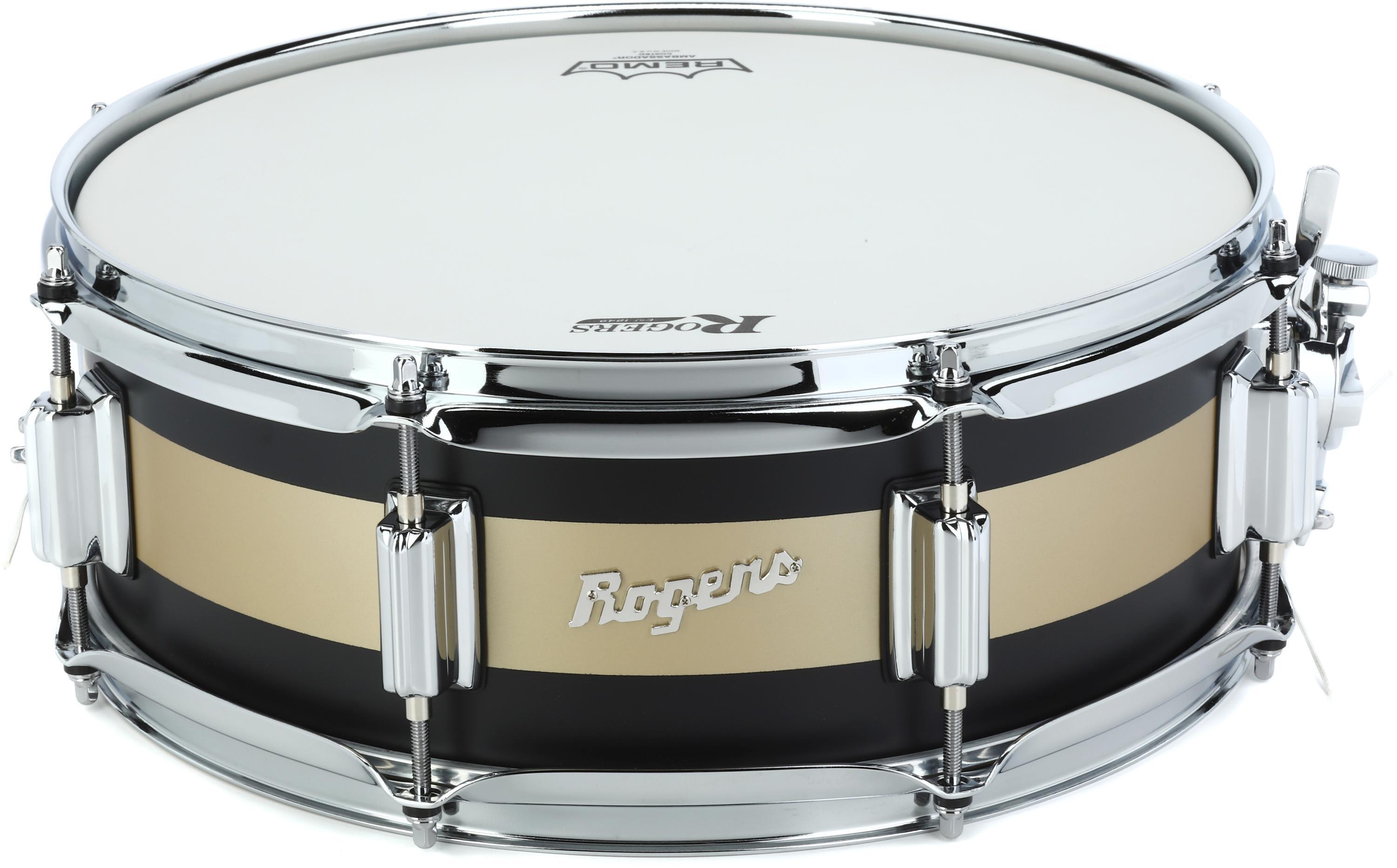 Tower Series Snare Drum - 5-inch x 14-inch, Satin Black/Gold Duco