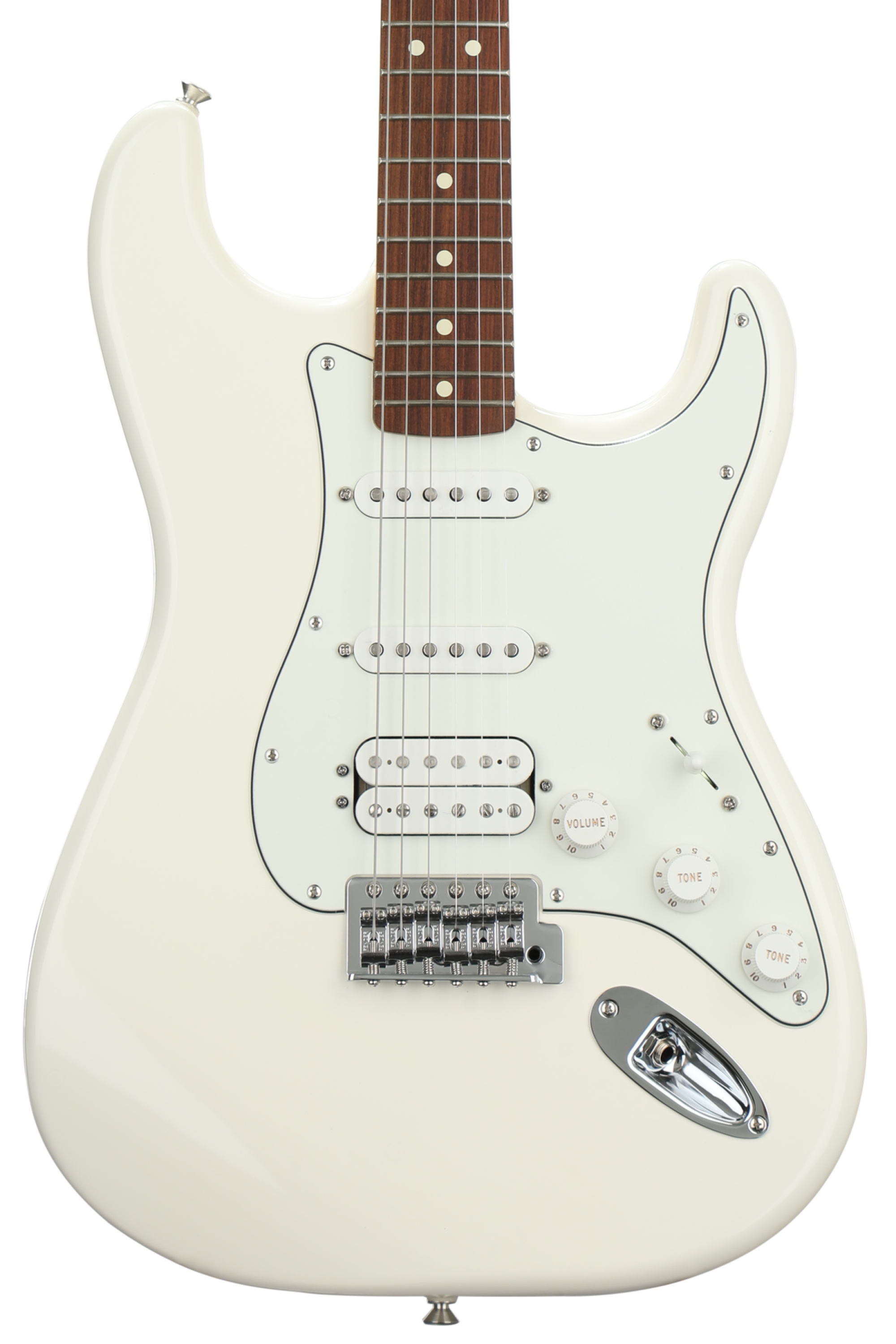 Fender Standard Stratocaster HSS - Arctic White with Pau Ferro