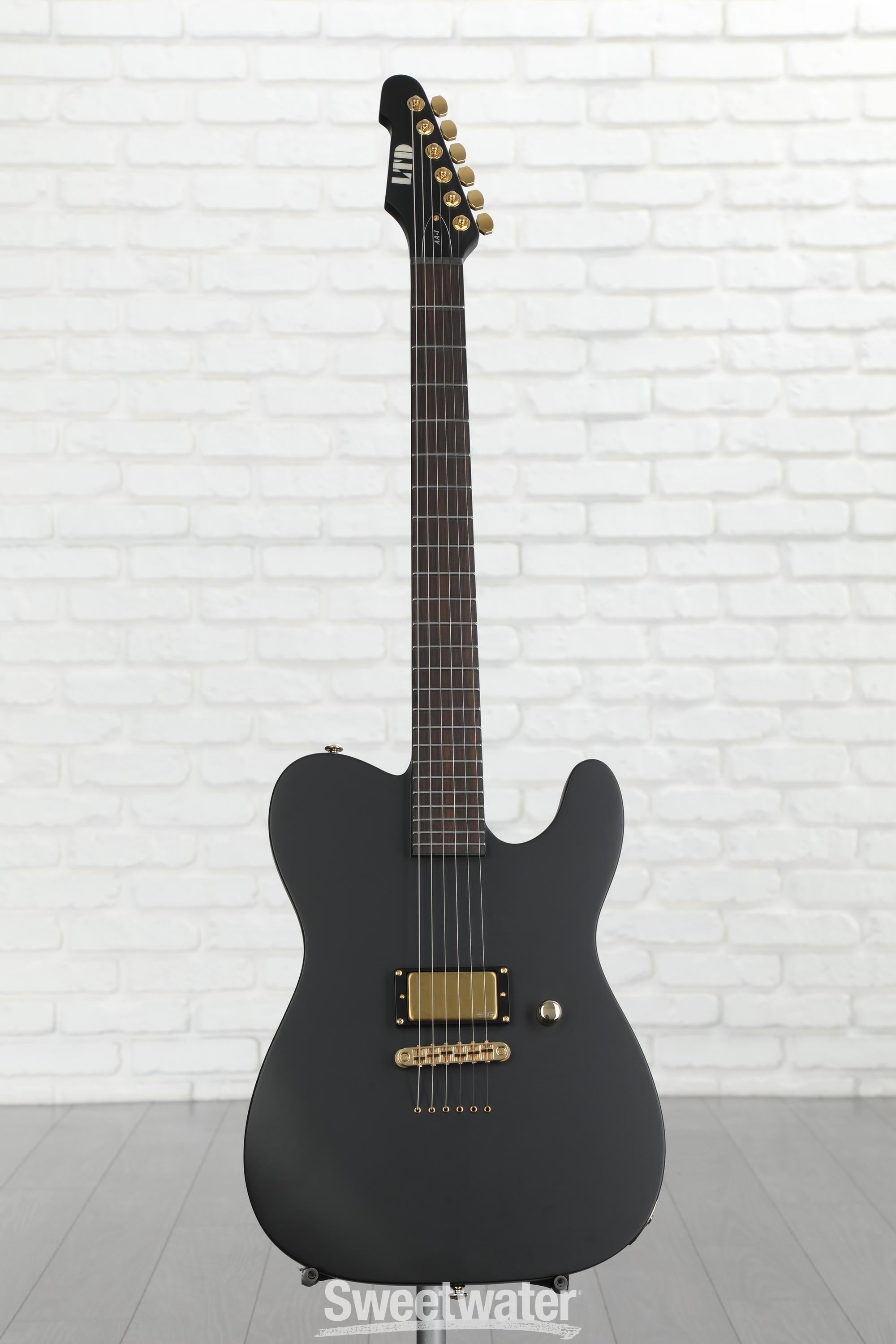 ESP LTD Alan Ashby AA-1 Solidbody Electric Guitar - Black Satin