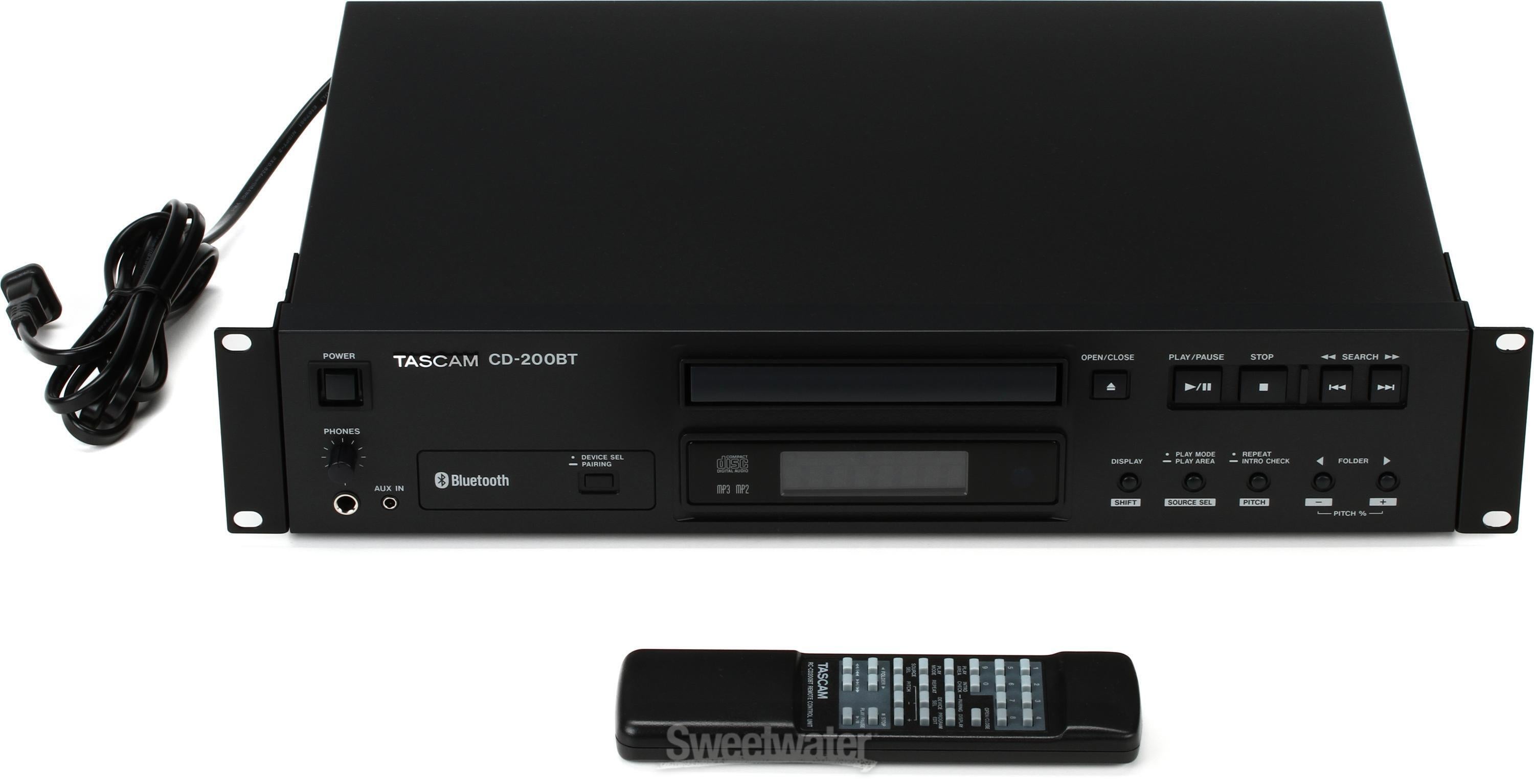 TASCAM CD-200BT CD Player/ Bluetooth Receiver