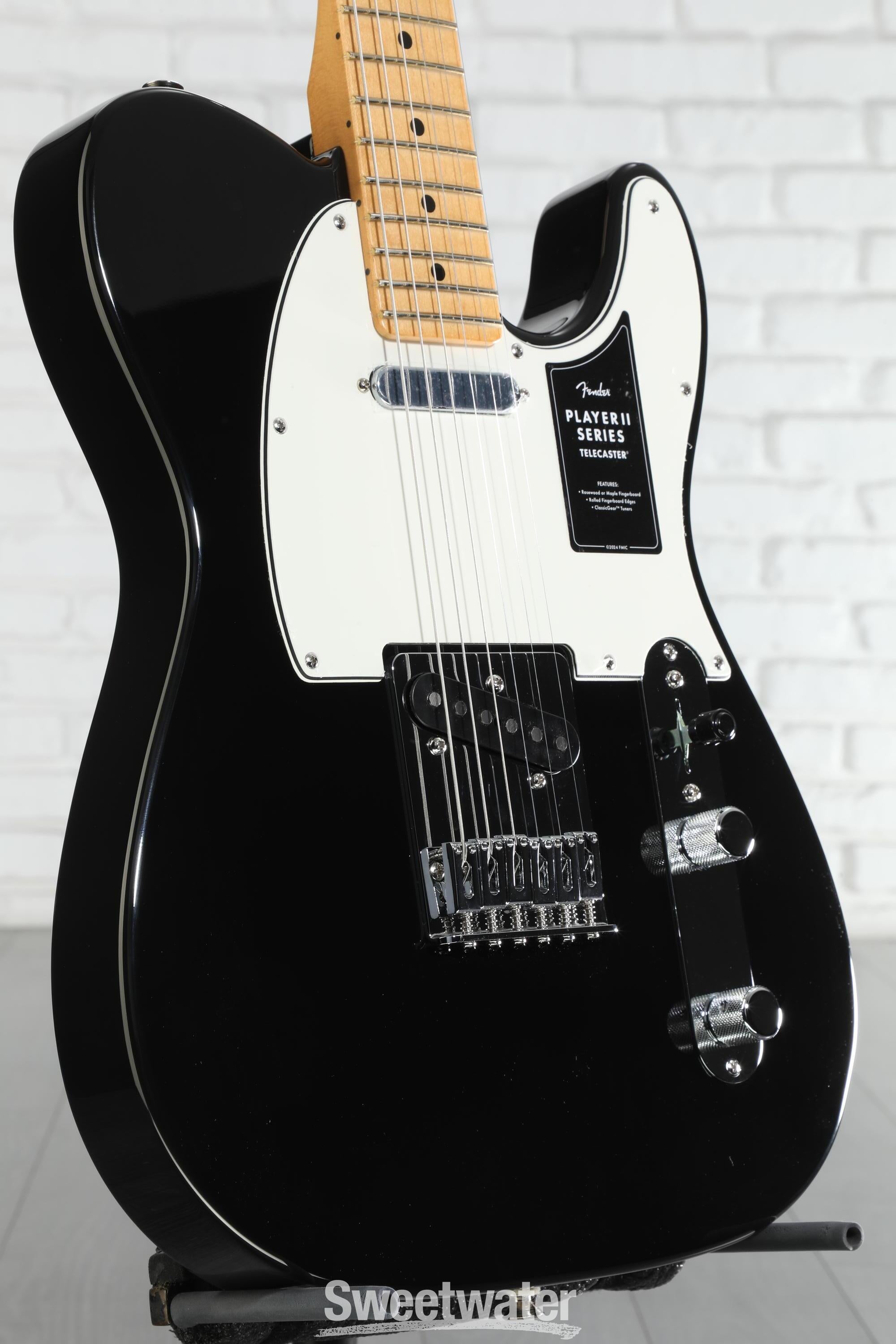Fender Player II Telecaster Electric Guitar - Black with Maple