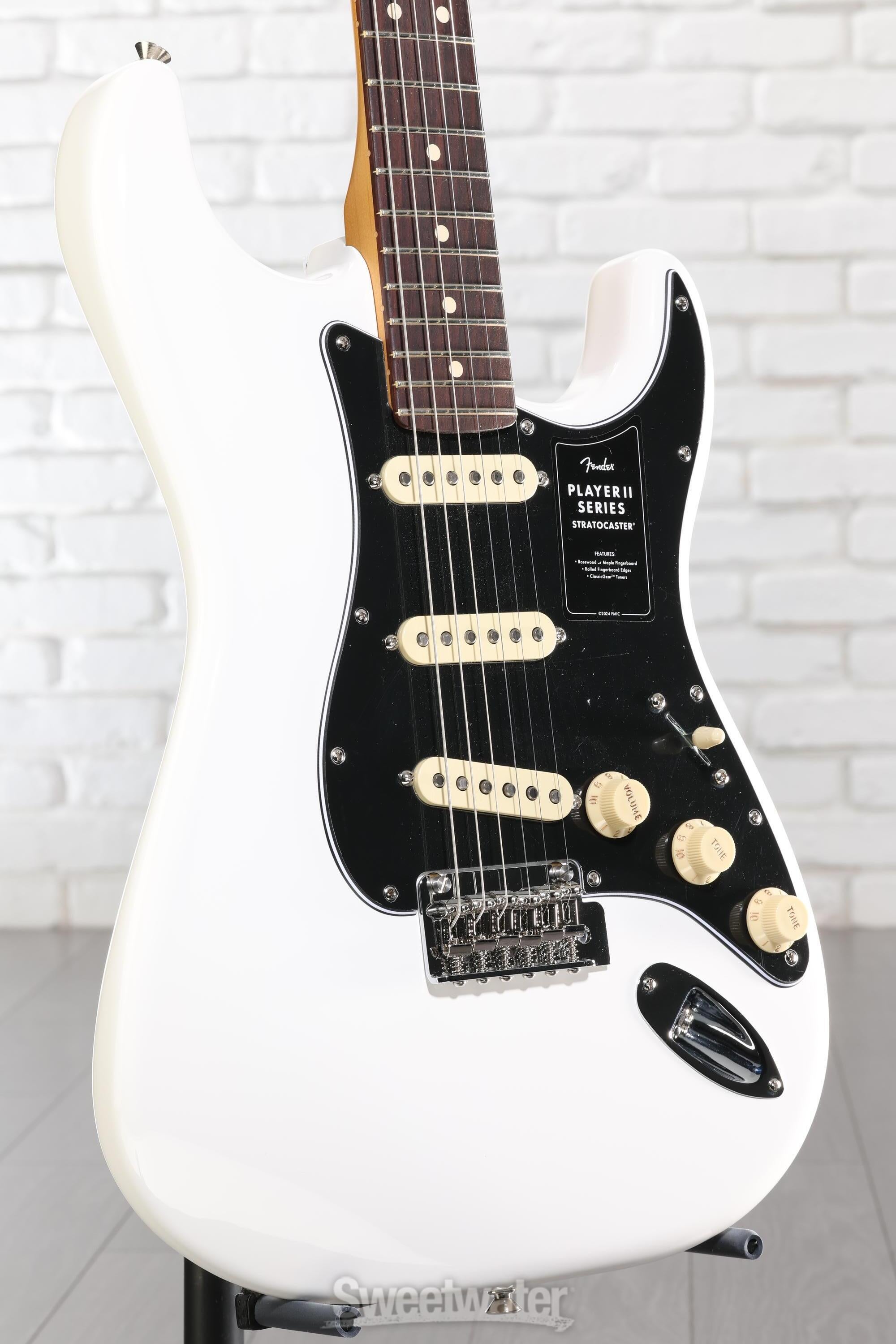 Fender Player II Stratocaster Electric Guitar - Polar White with