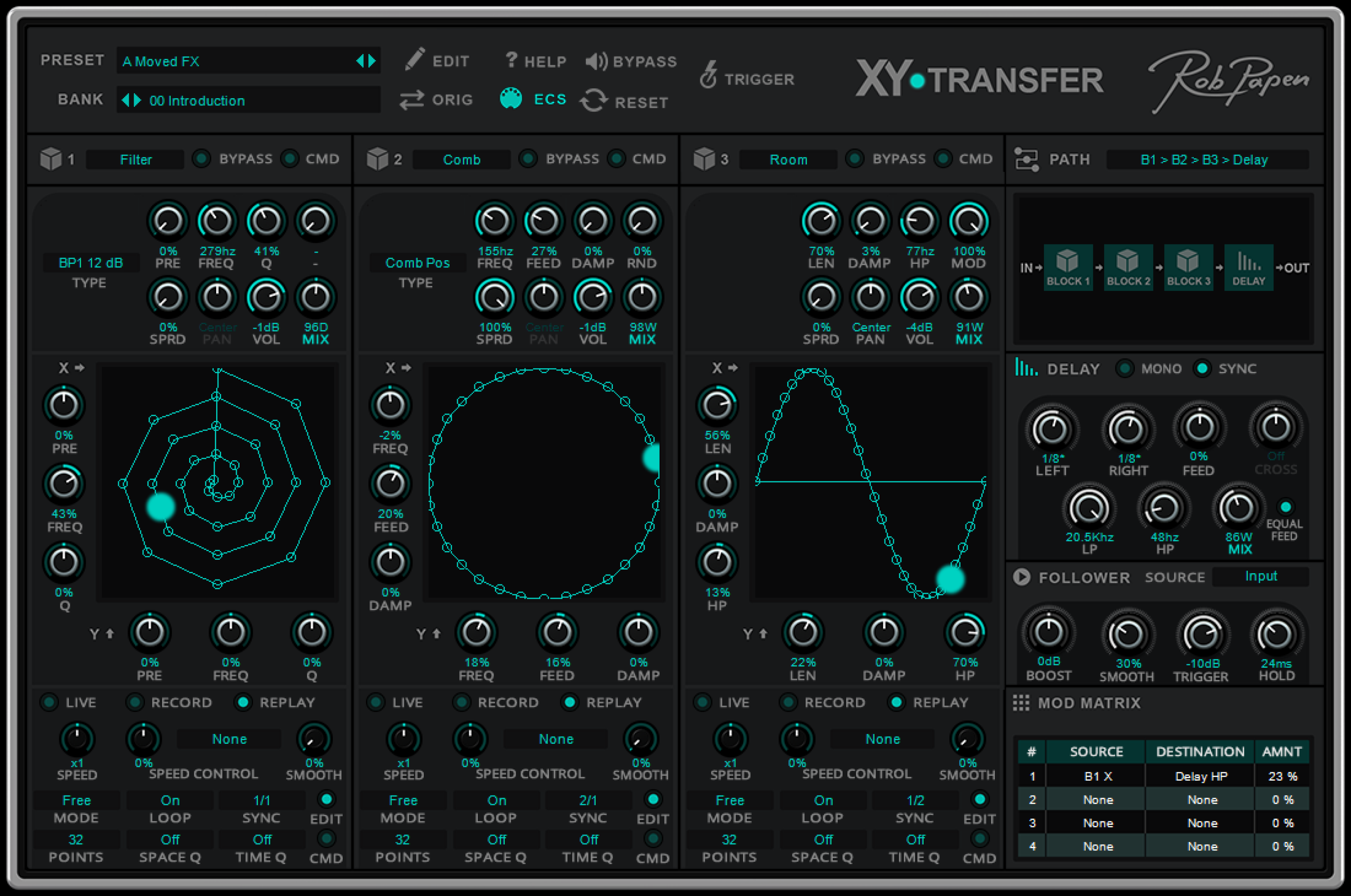 Photo of Rob Papen XY-Transfer XY Effect Plugin