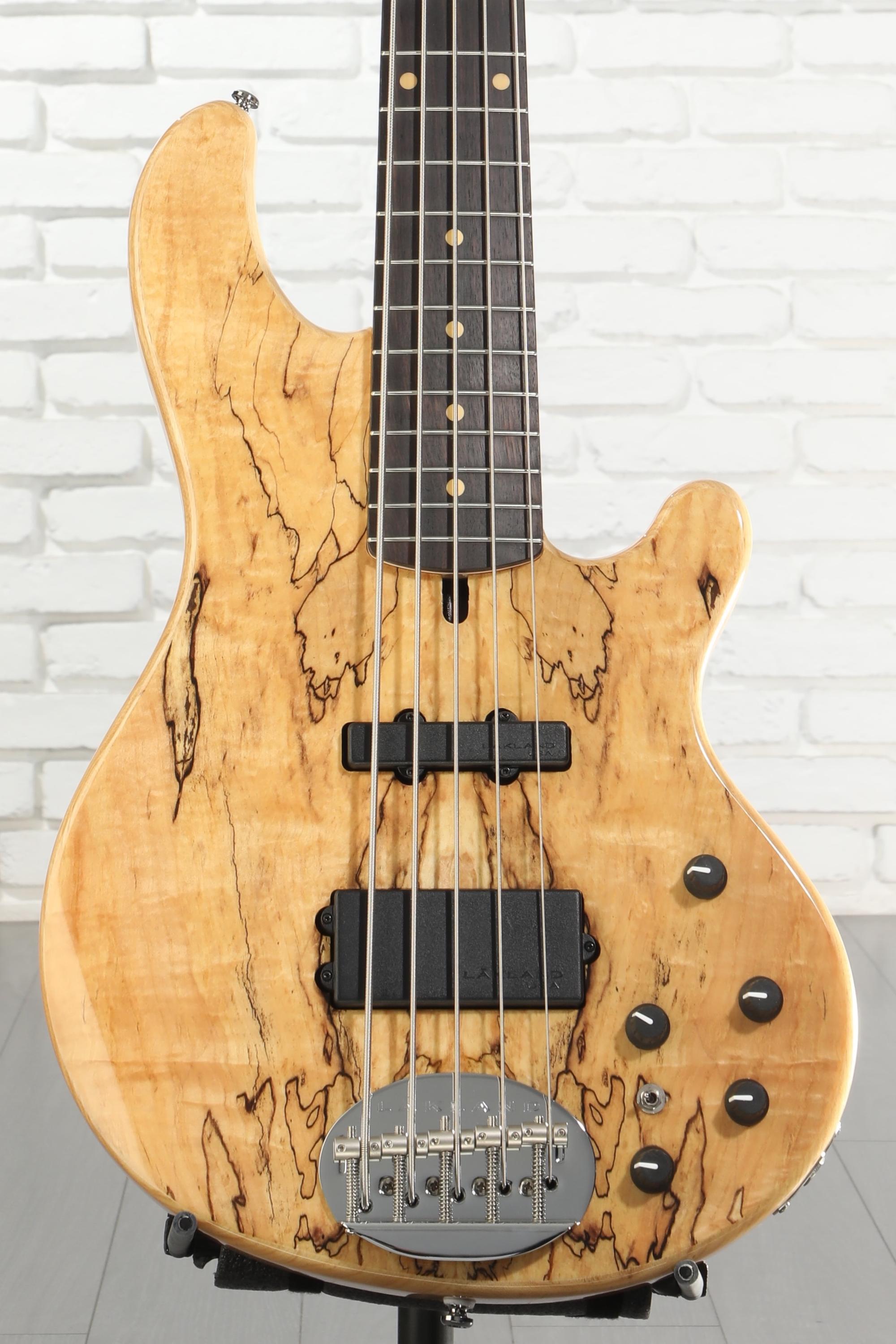 Lakland Skyline 55-02 Deluxe 5-string Bass Guitar - Spalted