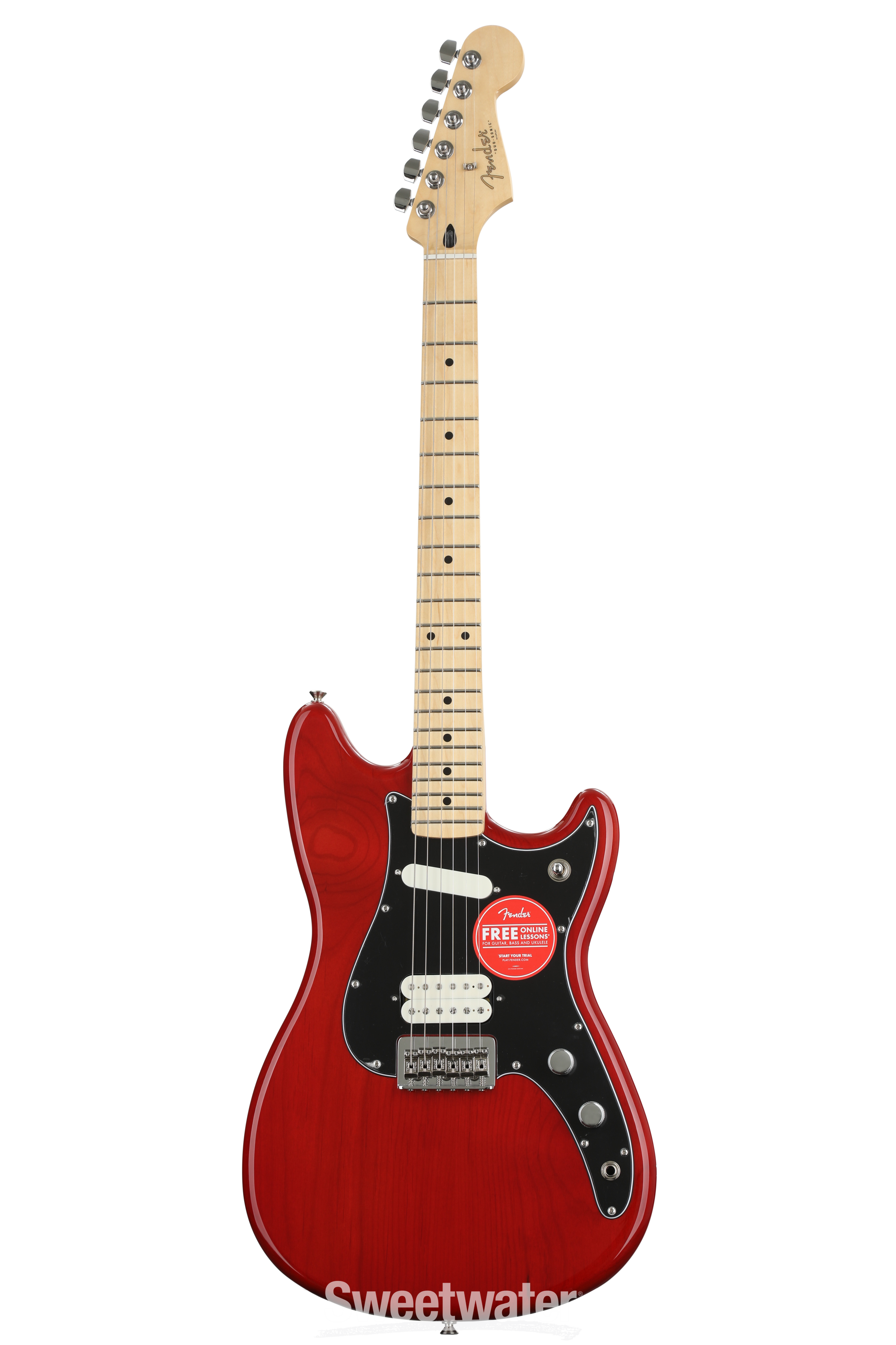 Fender Player Duo-Sonic HS - Crimson Red Transparent | Sweetwater