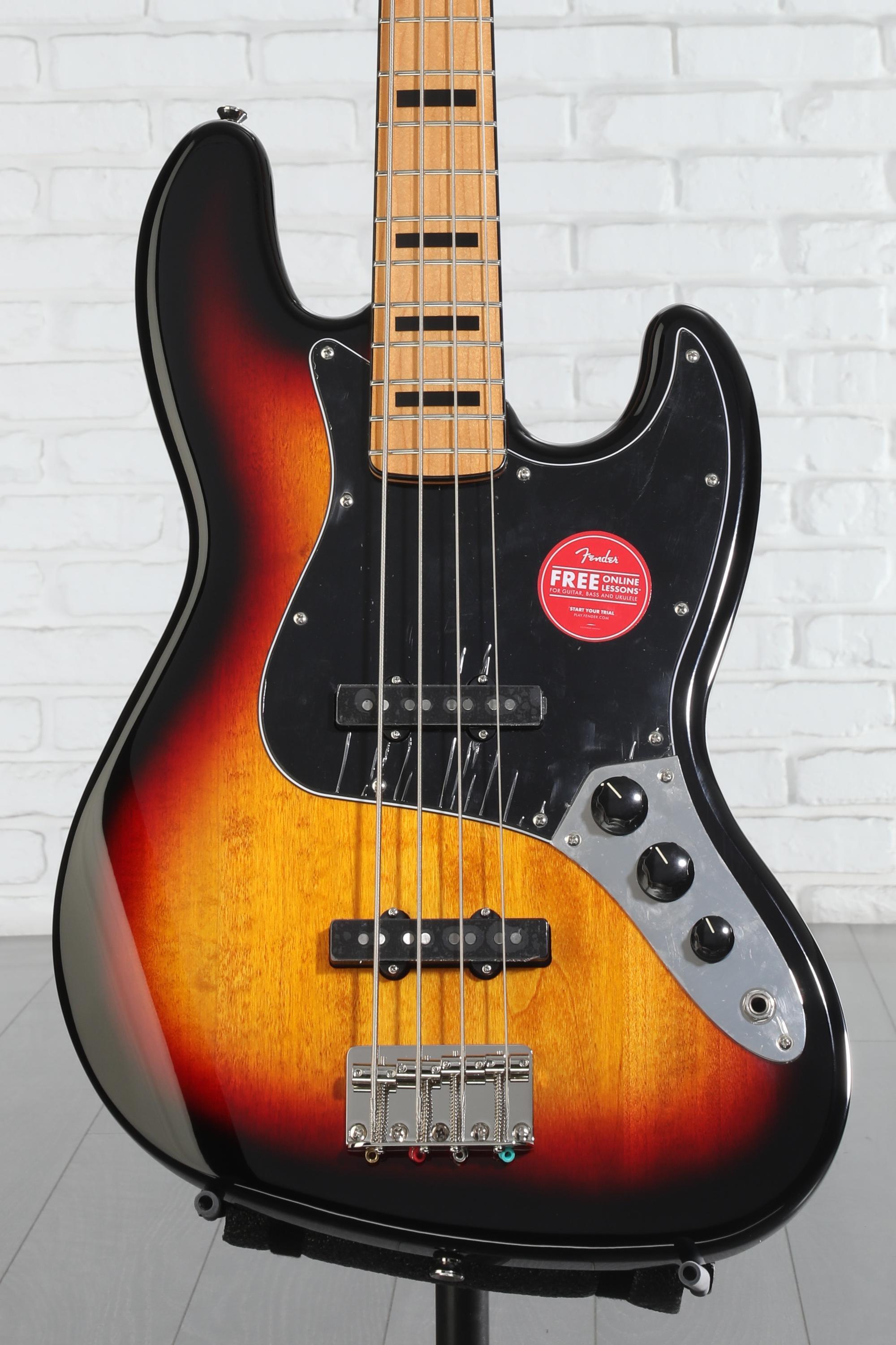 Squier Classic Vibe '70s Jazz Bass - 3-Tone Sunburst | Sweetwater