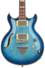 Photo of Ibanez AR520HFM Hollowbody Electric Guitar - Light Blue Burst