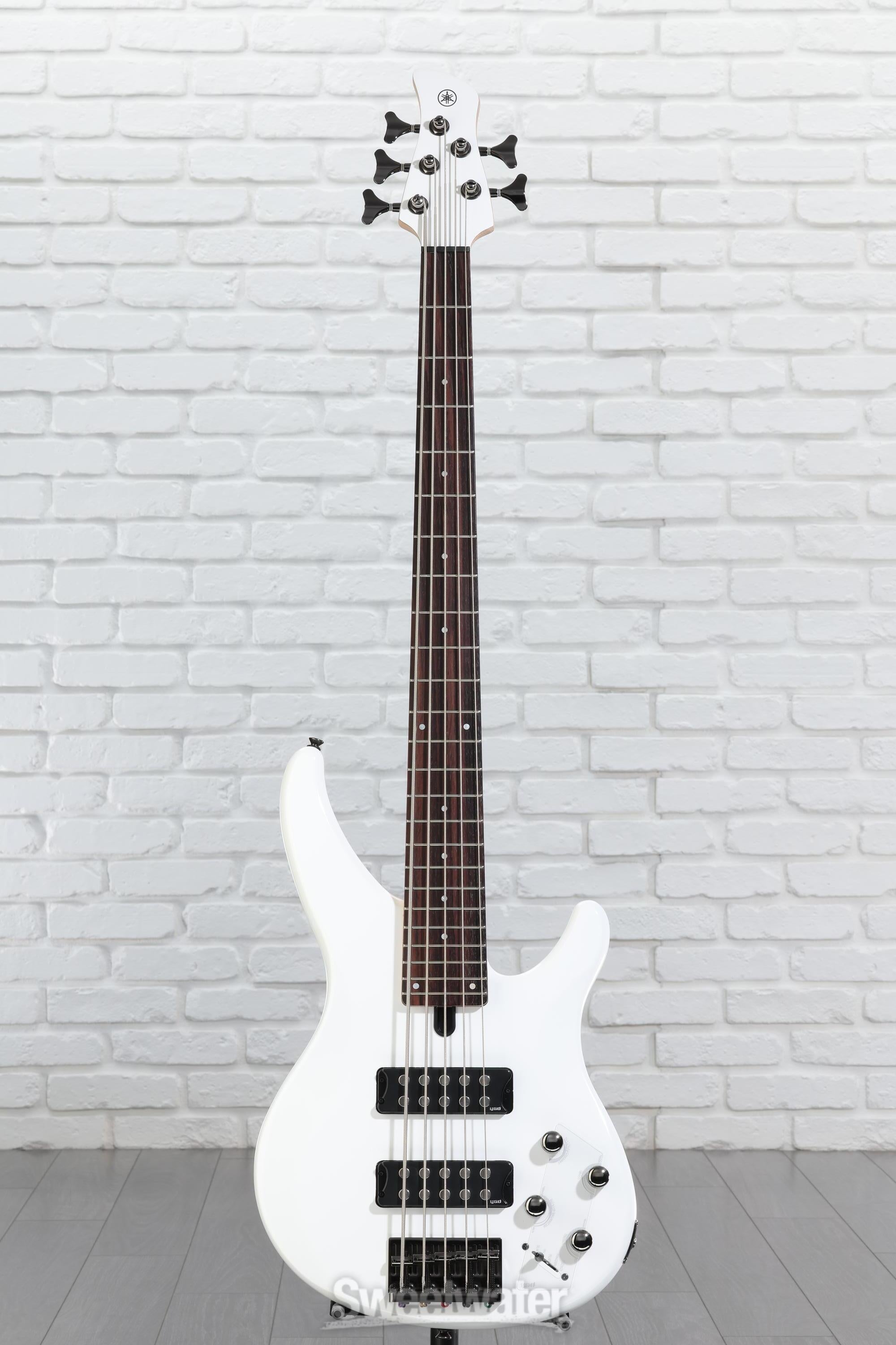 Yamaha TRBX305 5-string Bass Guitar - White | Sweetwater