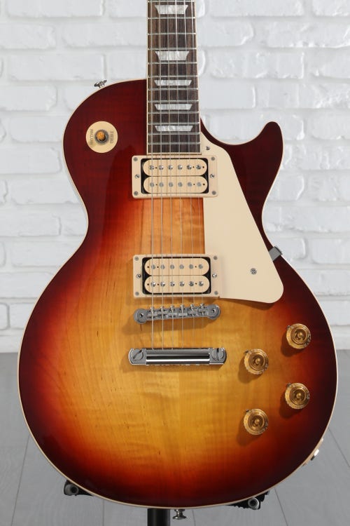 Gibson Les Paul Standard '50s Double Trouble Electric Guitar - Vintage Bourbon Burst