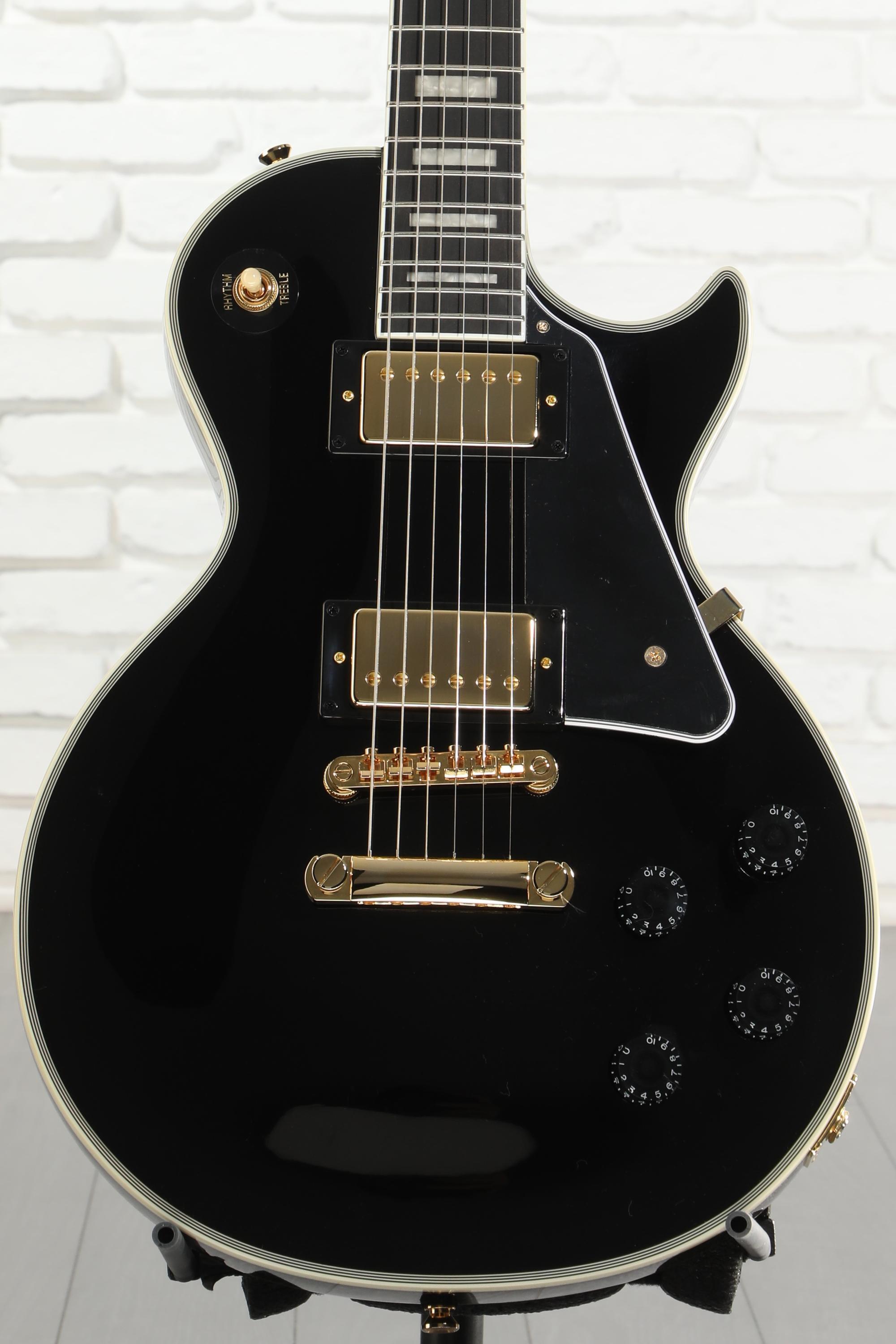 Epiphone Les Paul Custom Electric Guitar - Ebony | Sweetwater