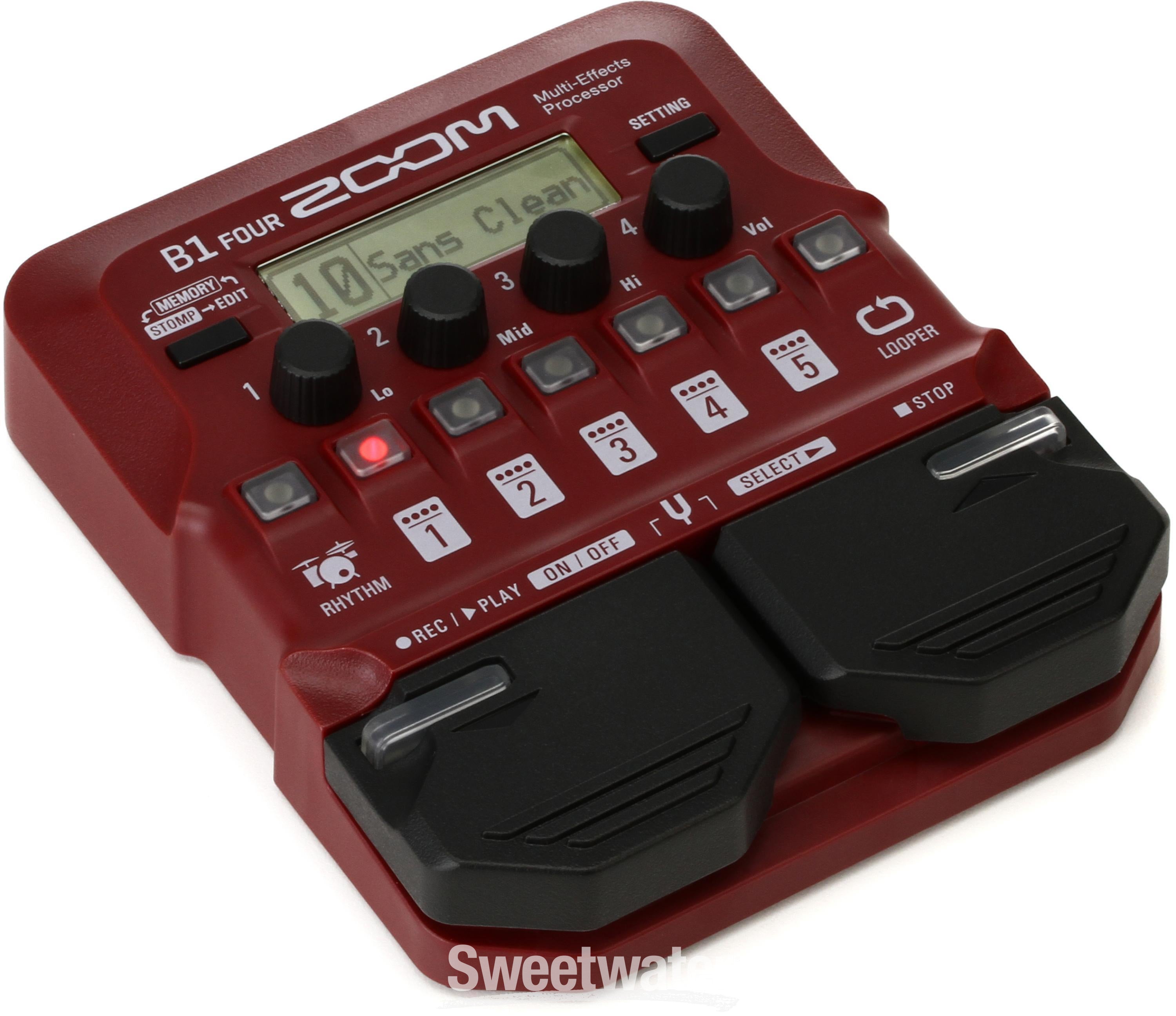 Zoom B1 FOUR Bass Multi-effects Processor | Sweetwater