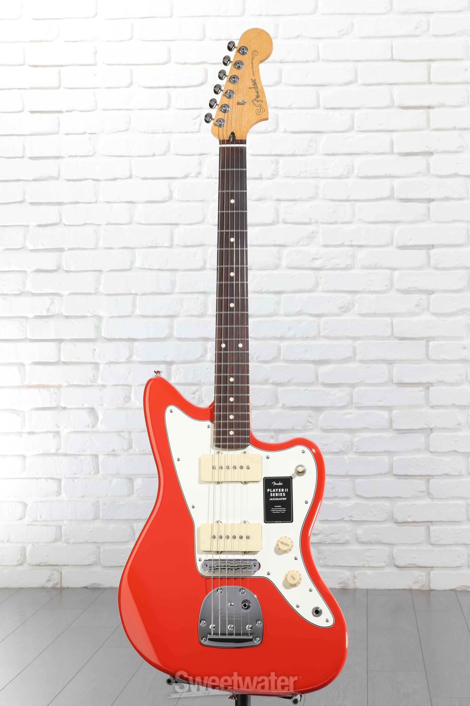 Fender Player II Jazzmaster Electric Guitar - Coral Red | Sweetwater