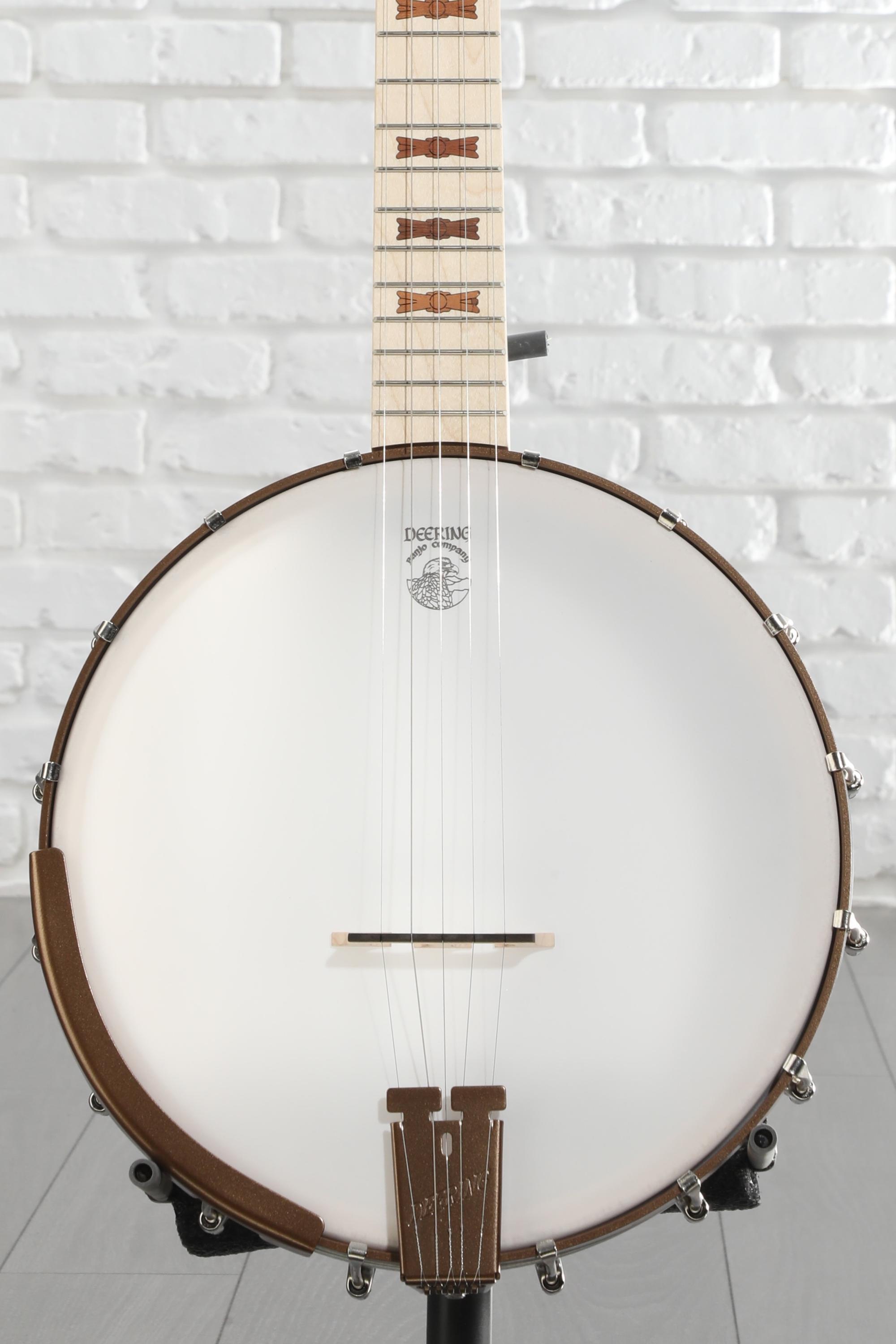 Deering Goodtime Open-back 5-string Banjo - Blonde Satin | Sweetwater