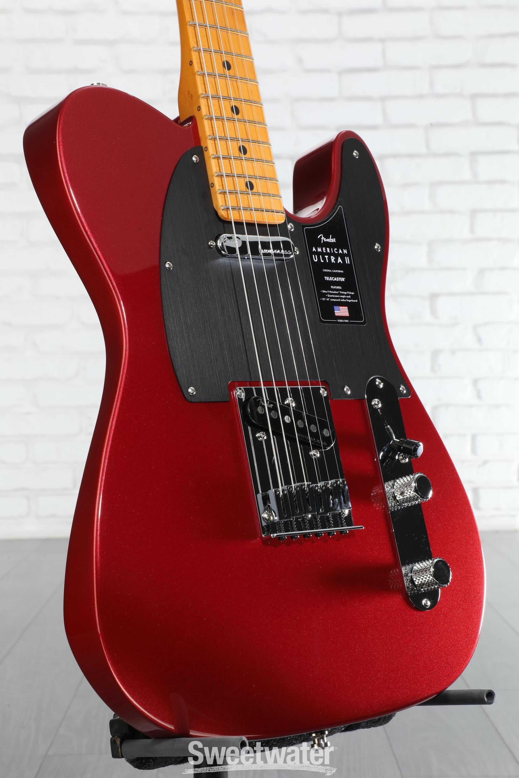 Fender American Ultra II Telecaster Electric Guitar - Sinister Red