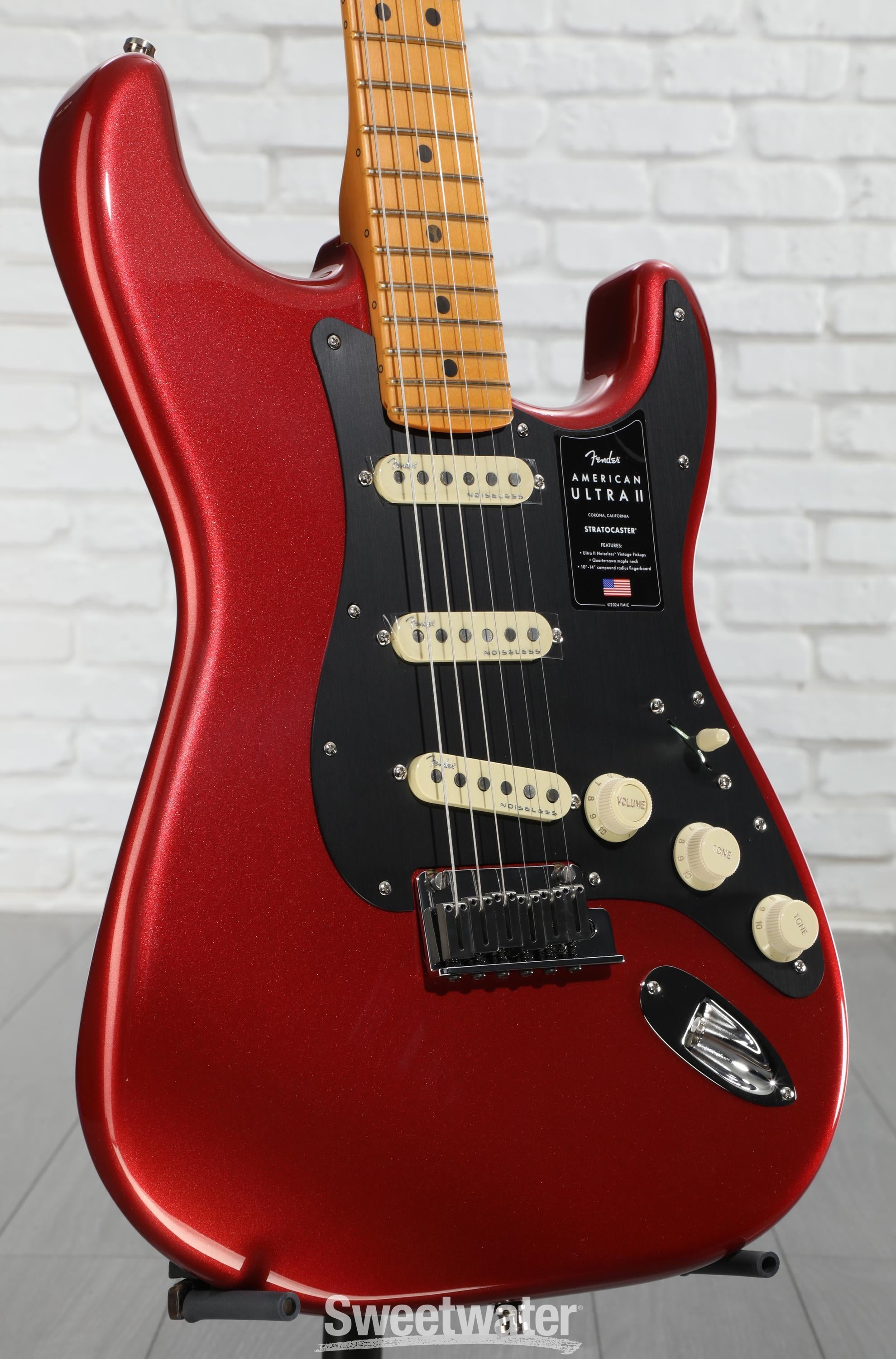 Fender American Ultra II Stratocaster Electric Guitar - Sinister