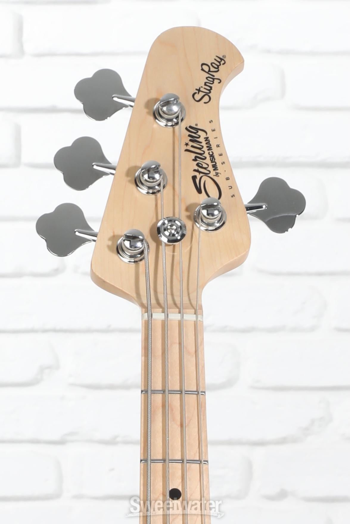 Sterling By Music Man StingRay RAY4HH Bass Guitar - Candy Apple Red
