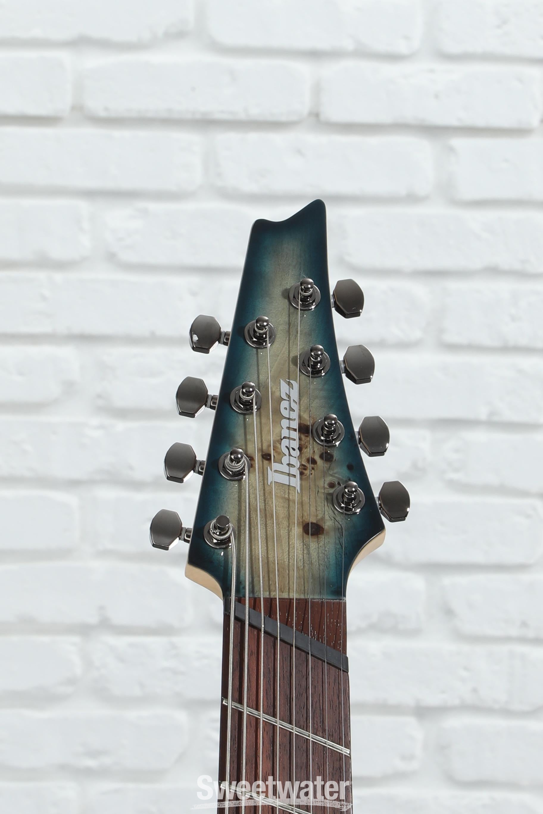 Ibanez RGMS8 8-string Electric Guitar - Cosmic Blue Starburst