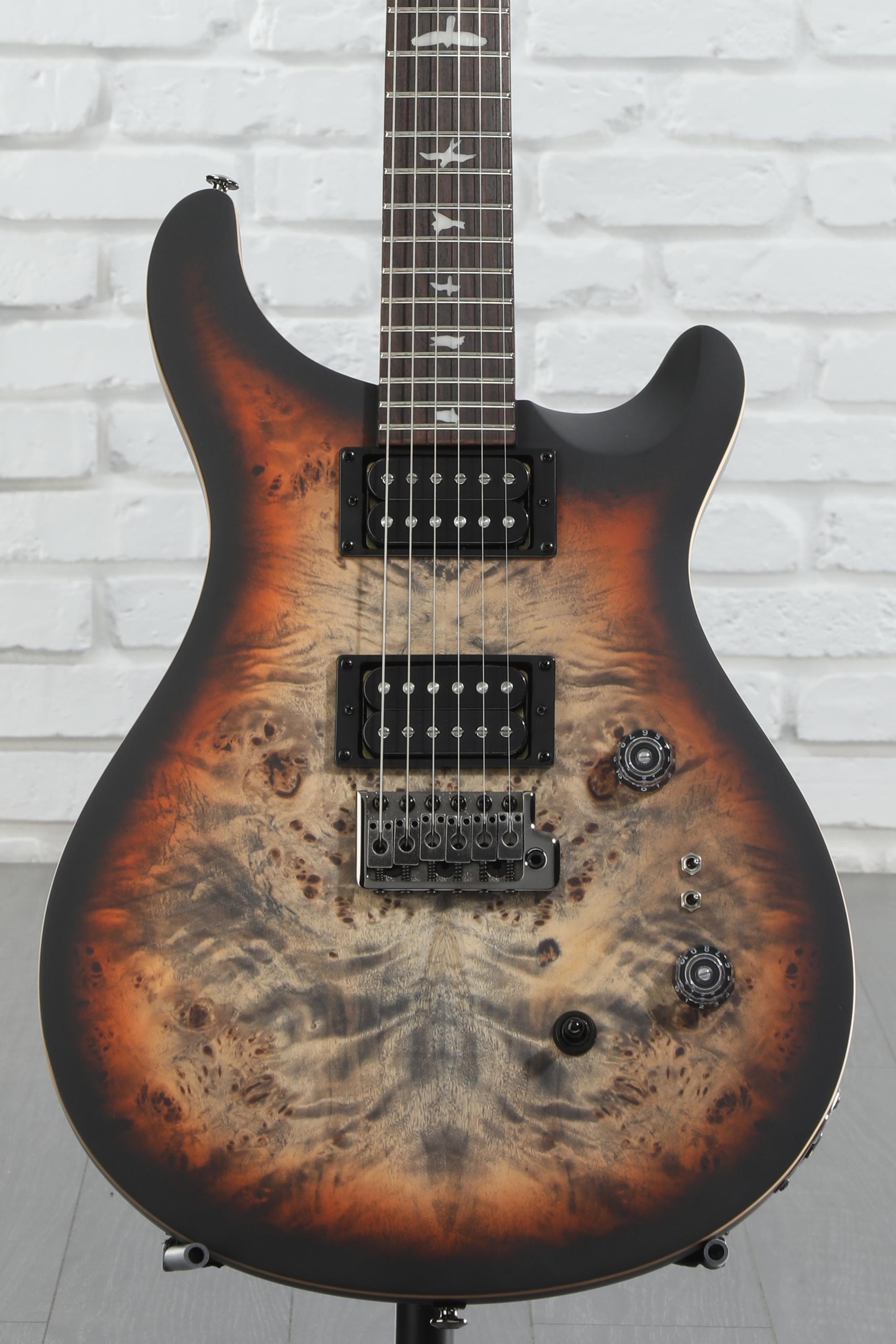 【XXYUCXX】PRS SE Custom 24-08 E.V. 送料込 PRS SE Custom 24-08 Electric Guitar Charcoal Cherry Burst
