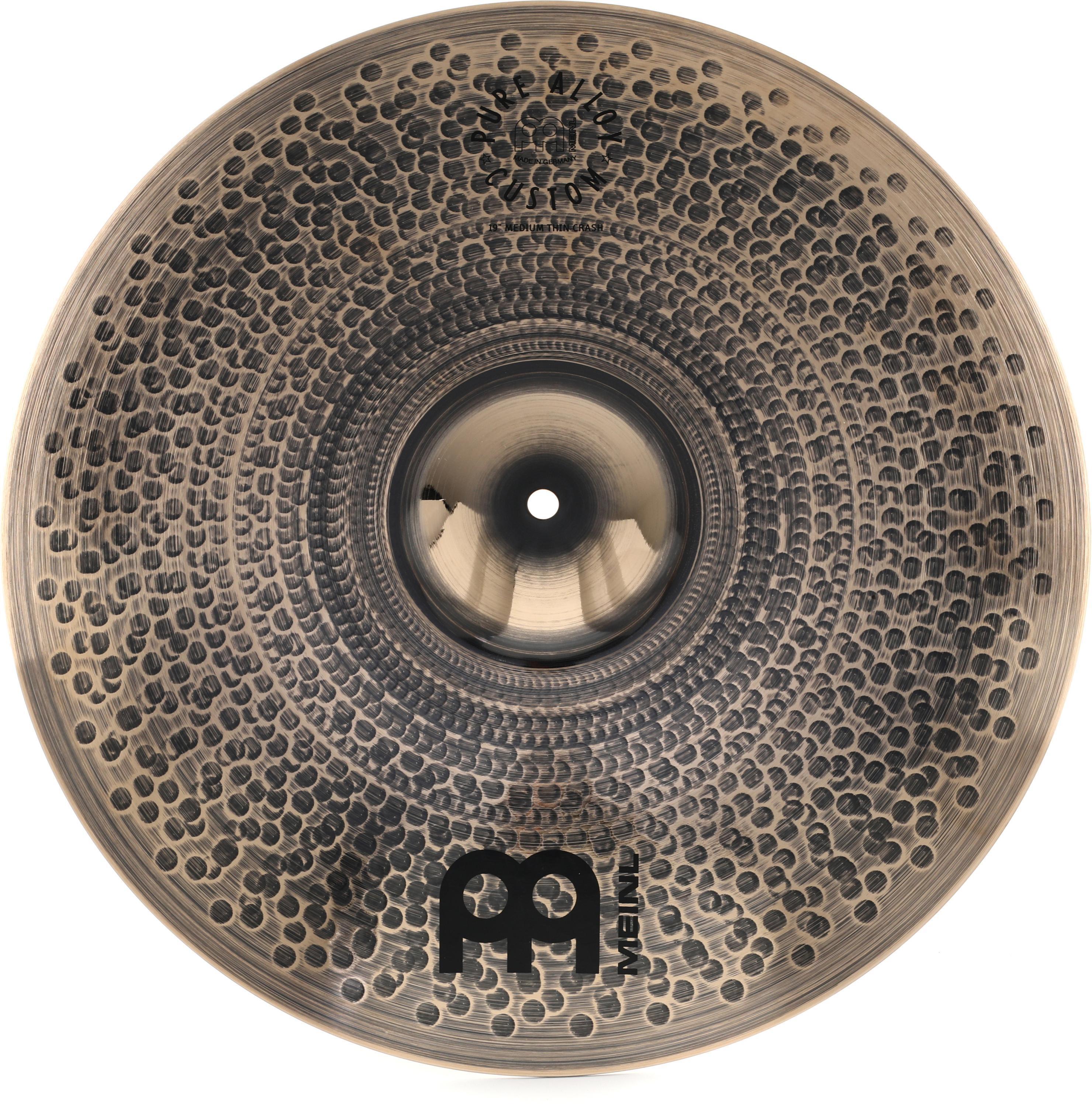 Meinl Cymbals 19 inch Pure Alloy Custom Medium Thin Crash Cymbal