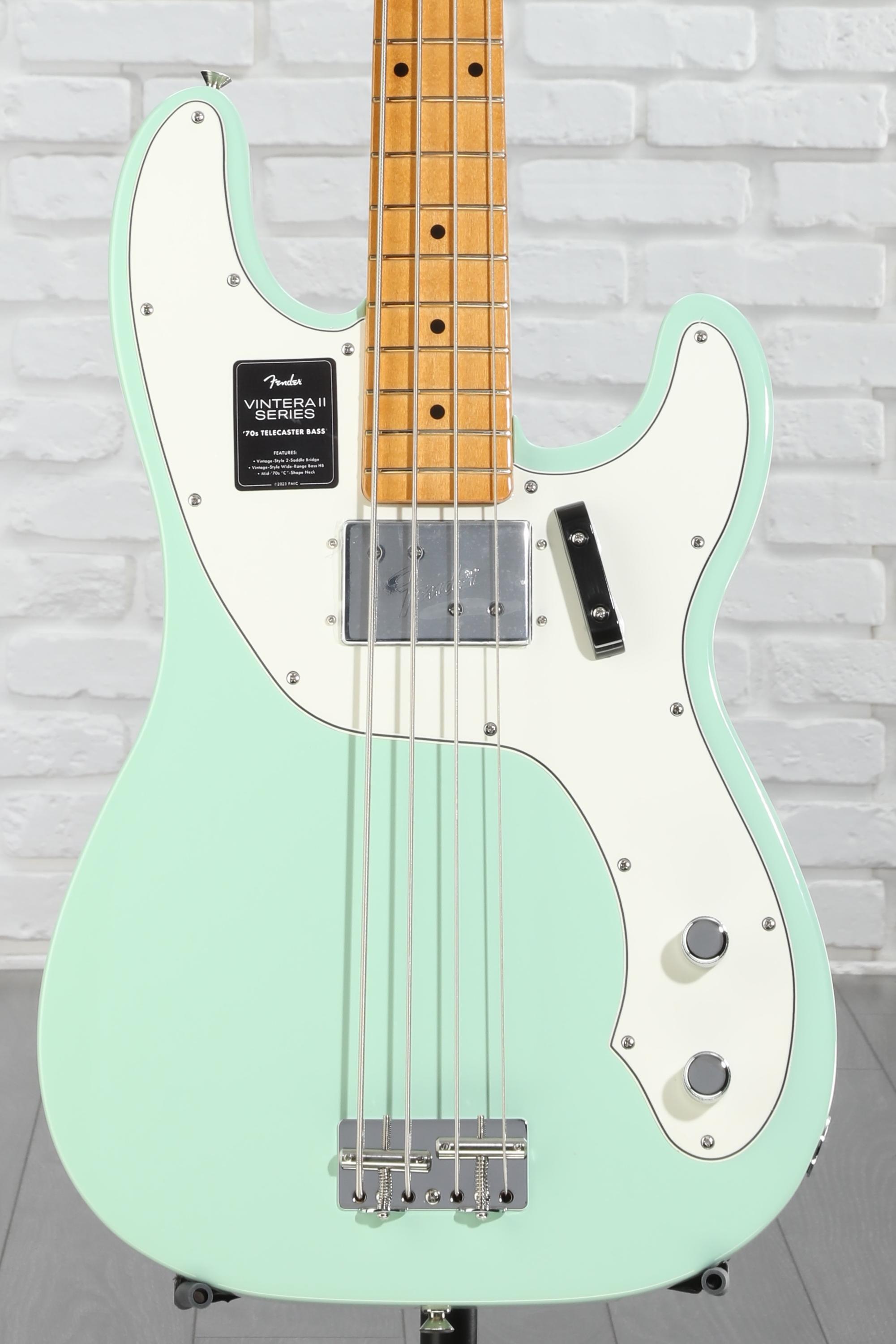 ベース FENDER Vintera II 70s Telecaster Bass Fender Vintera II '70s Telecaster Bass - Surf Green | Sweetwater