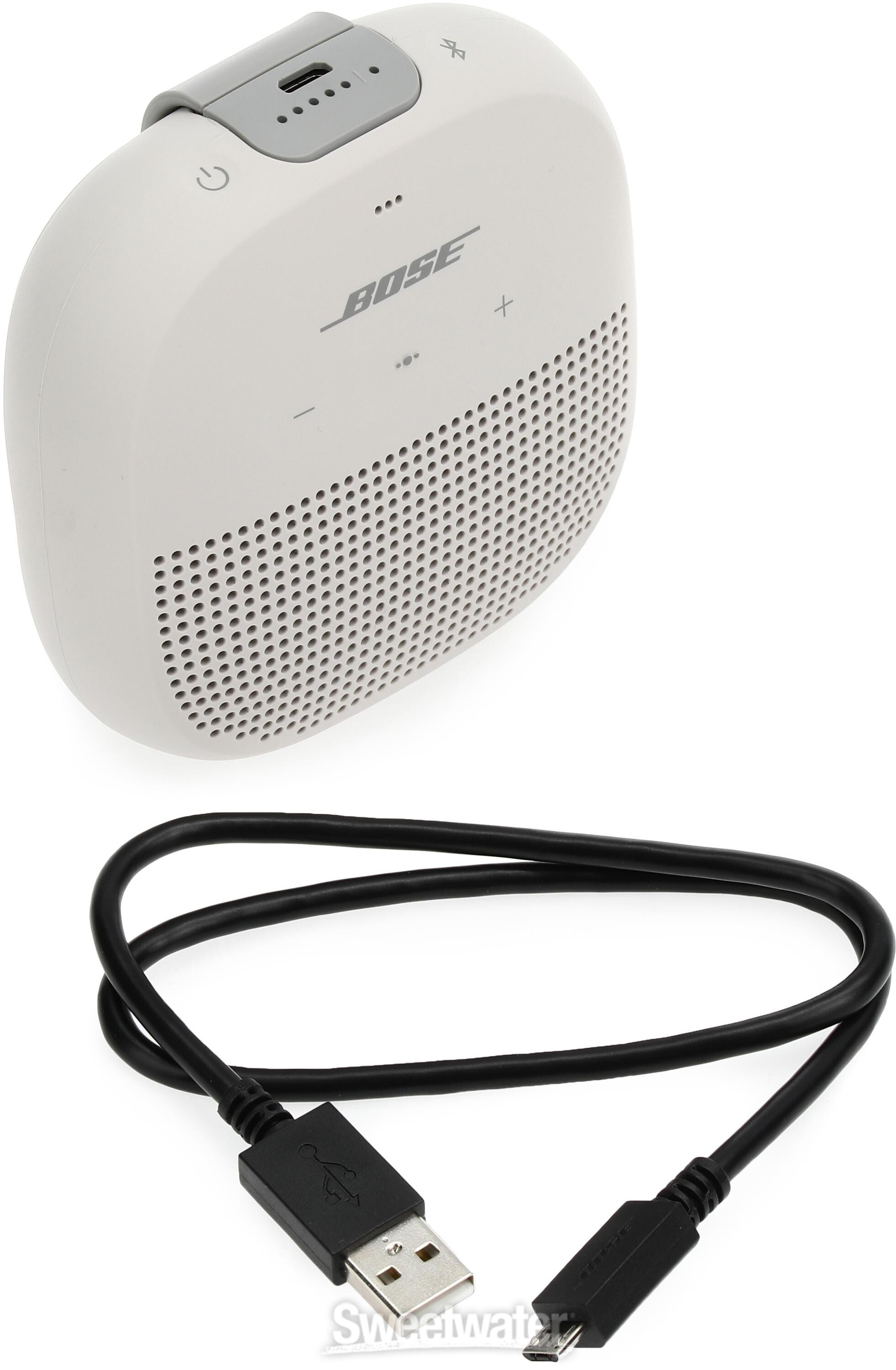 Bose SoundLink Micro Bluetooth Speaker - White Smoke | Sweetwater