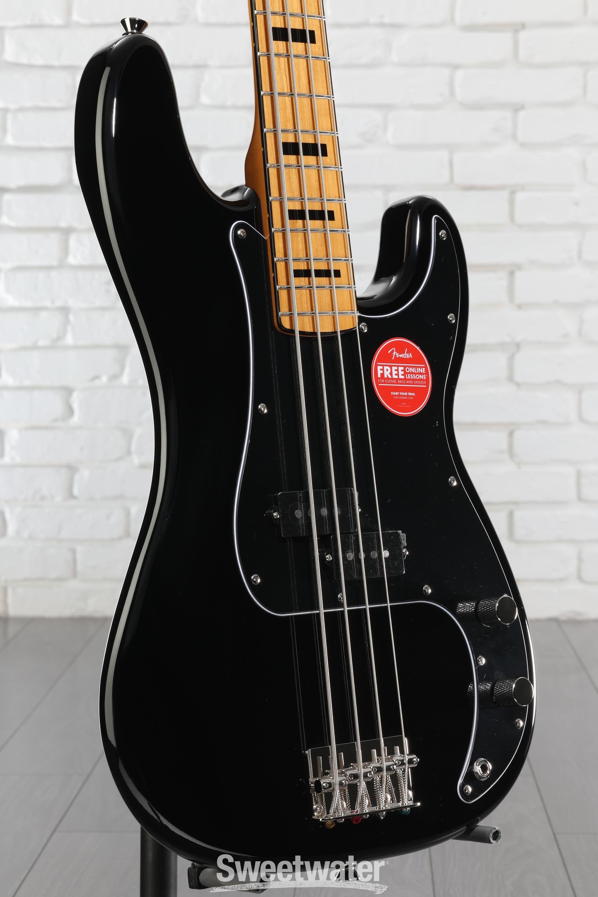 Squier Classic Vibe '70s Precision Bass - Black | Sweetwater